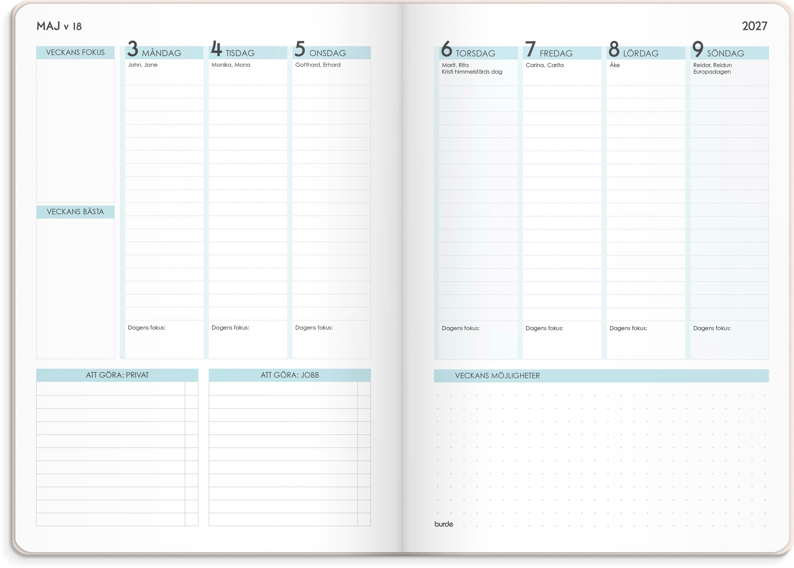 Life Planner Focus 2027