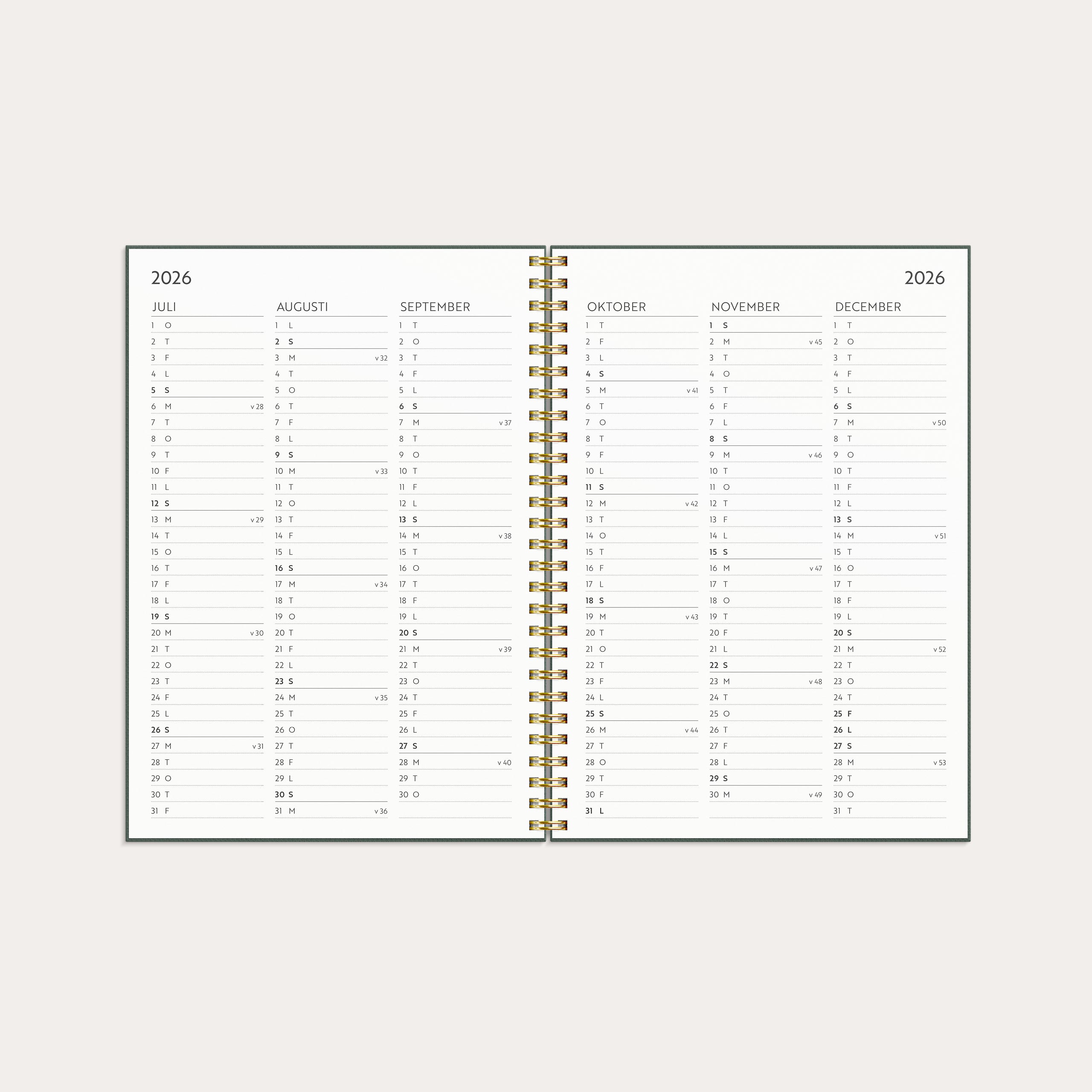 Kalender 2026 Life Planner Do more