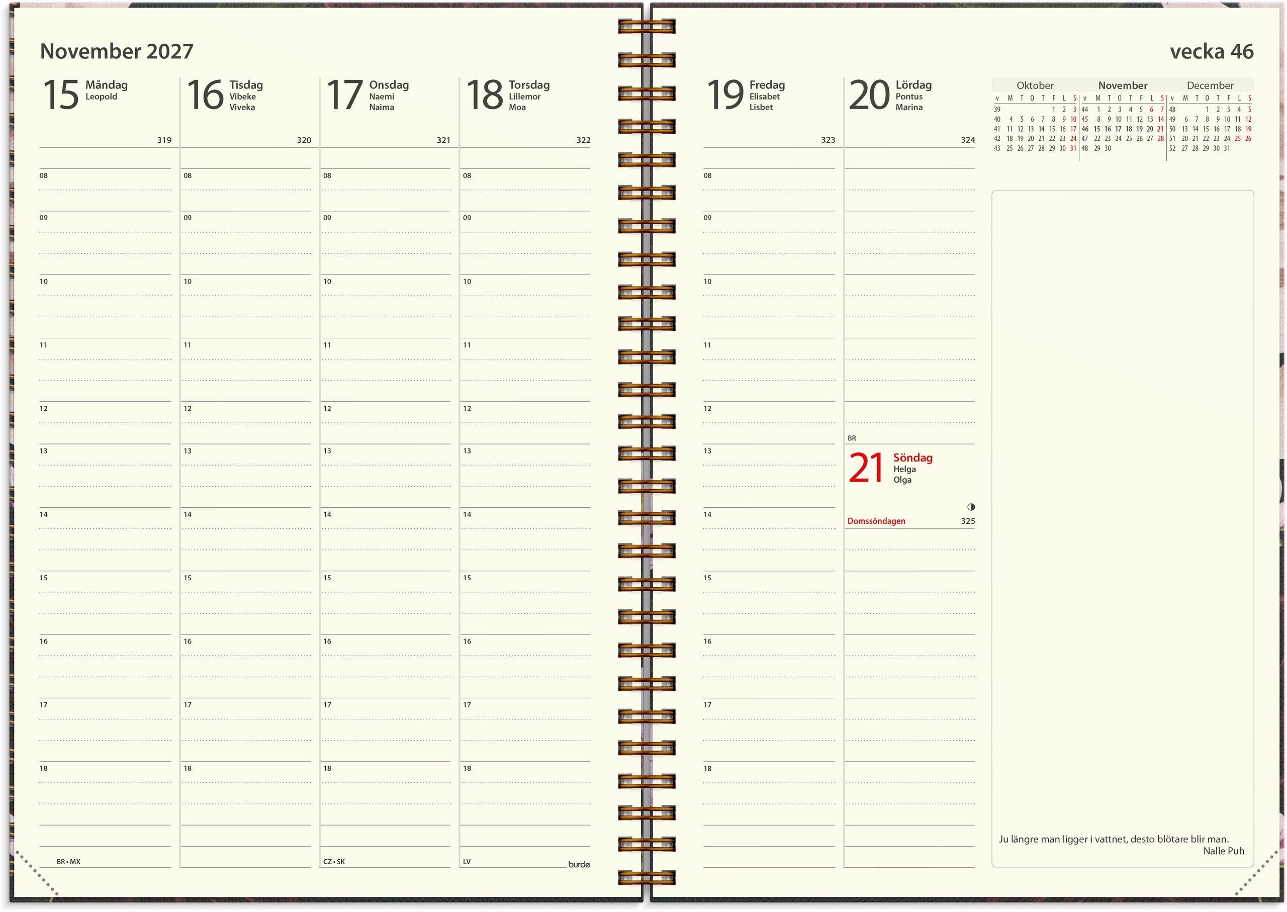 Kalender Lantdrömmar 2027