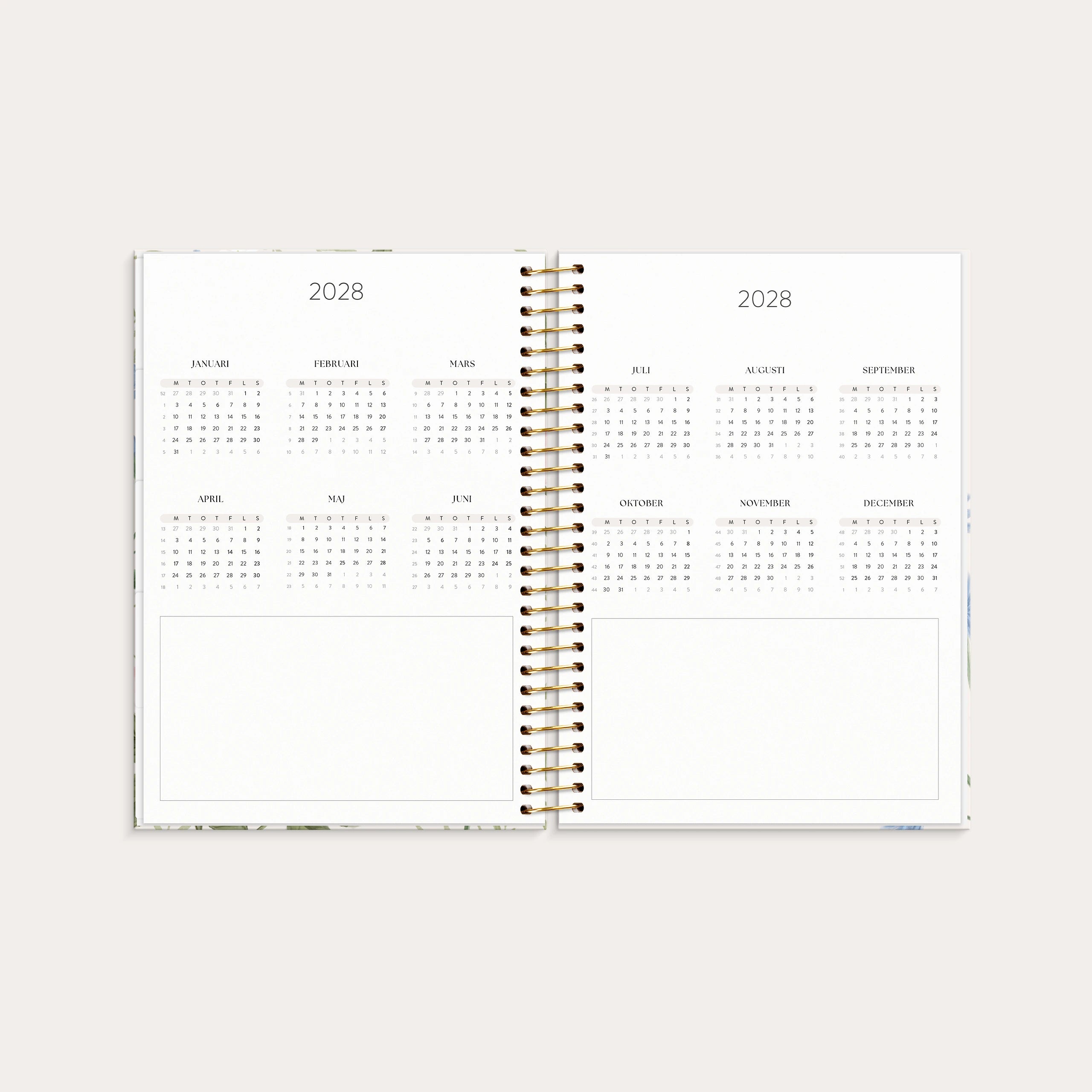 Life Organizer 2027 Blommor