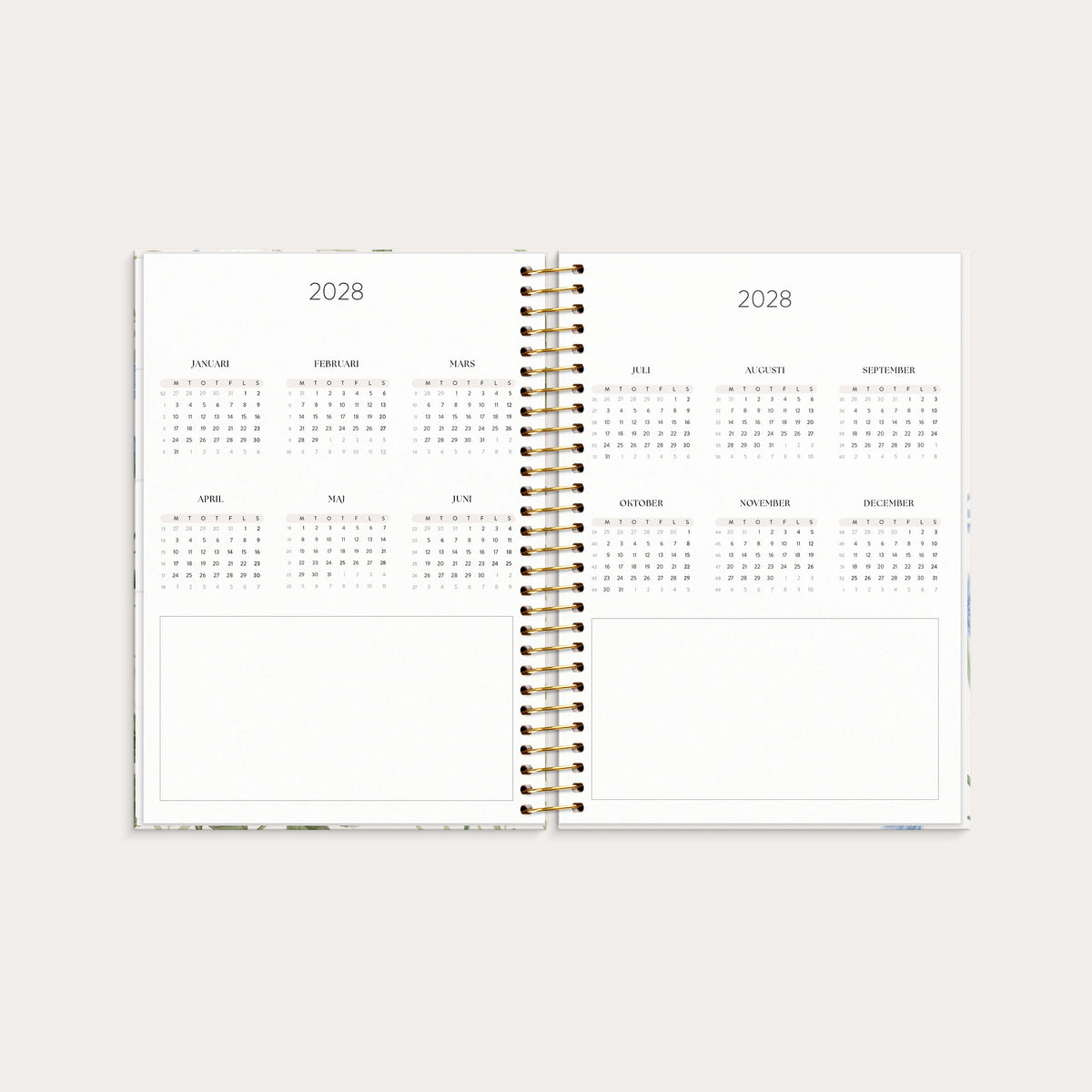 Life Organizer 2027 Blommor