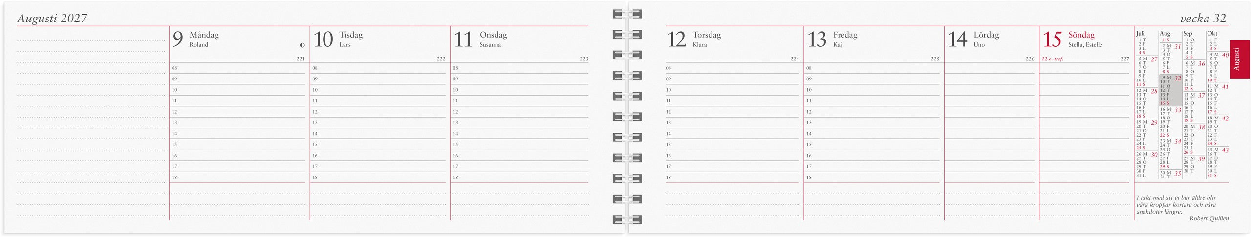 Stor Plankalender 2027