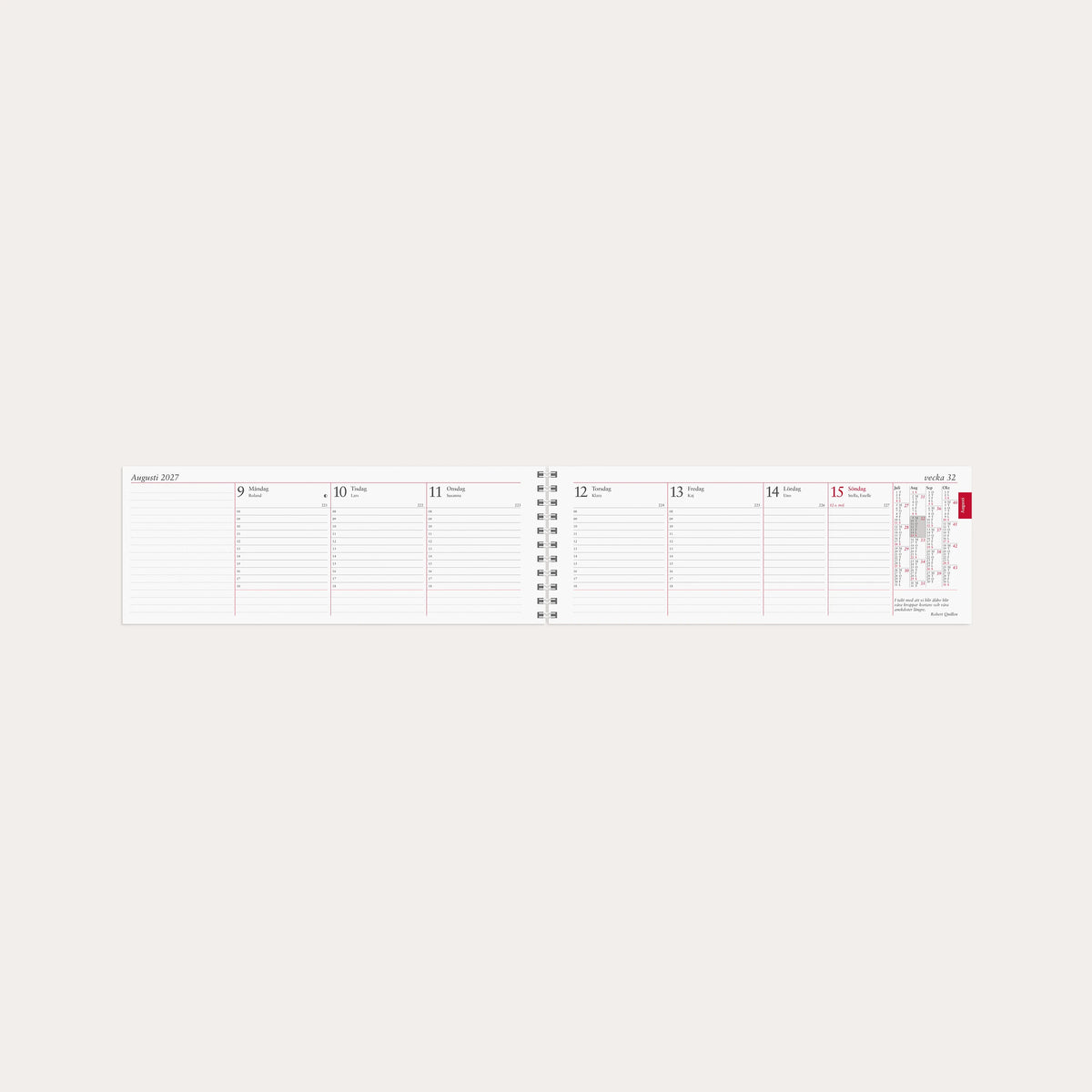 Stor Plankalender 2027