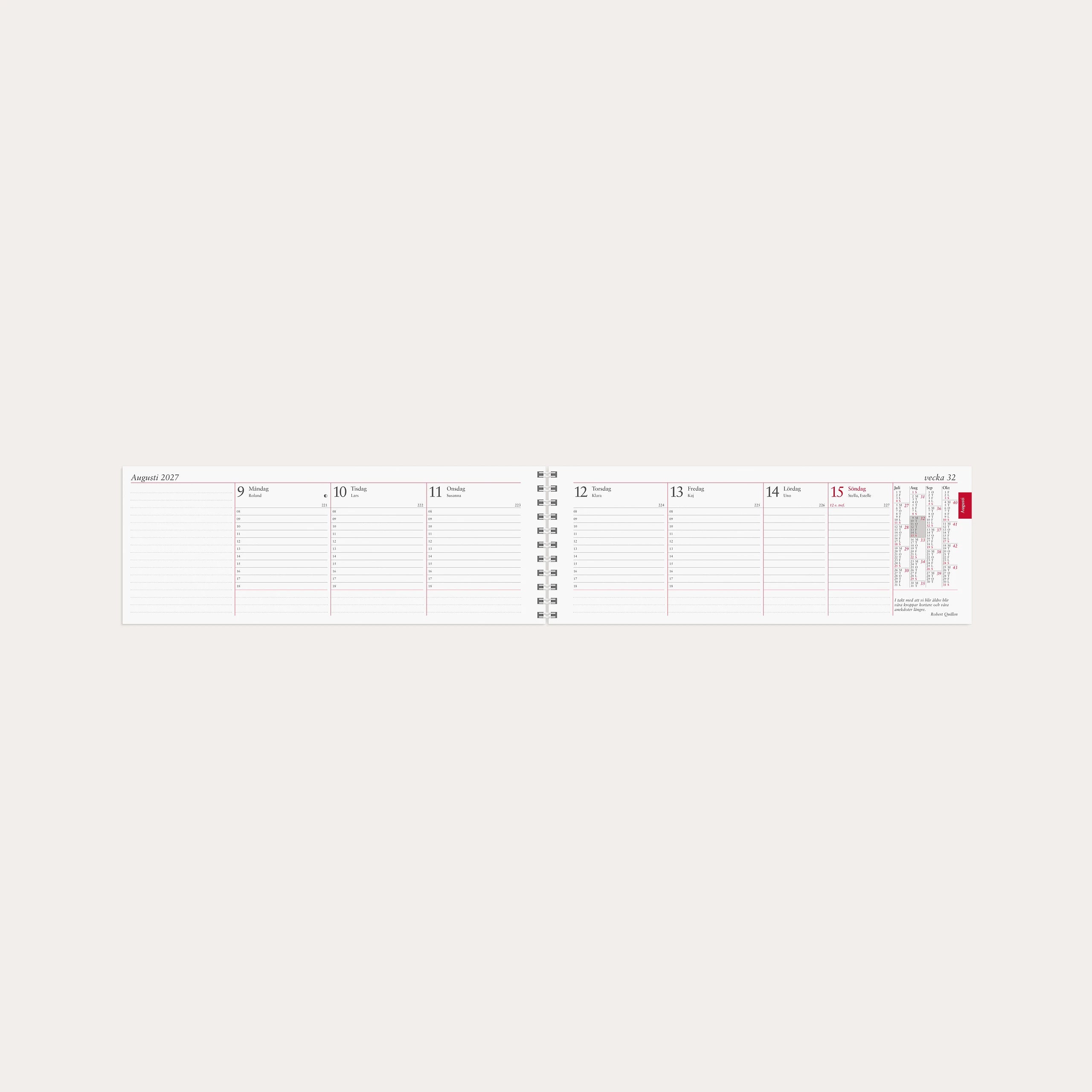 Stor Plankalender 2027