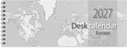 Desk calendar Europe 2027