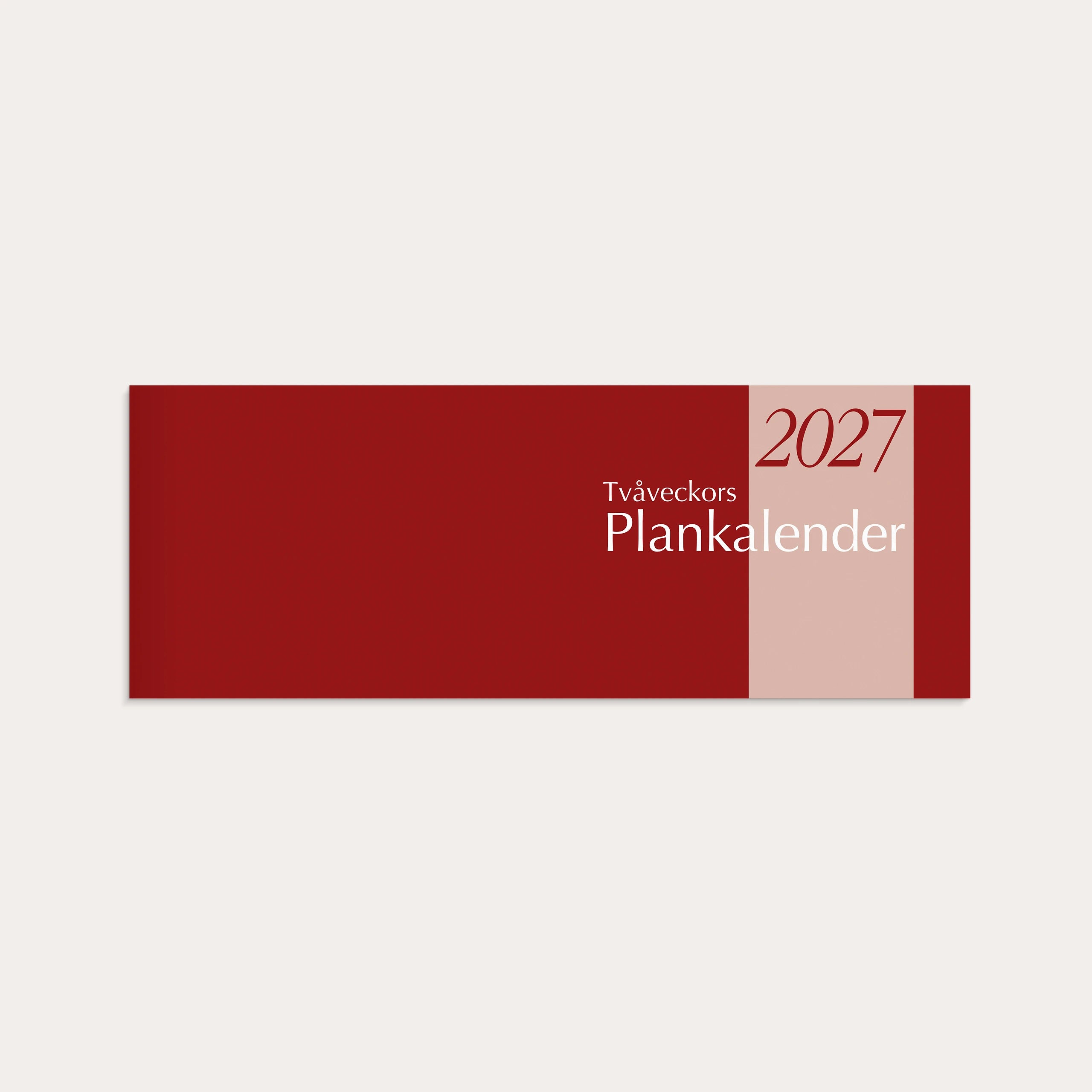 Tvåveckors Plankalender 2027