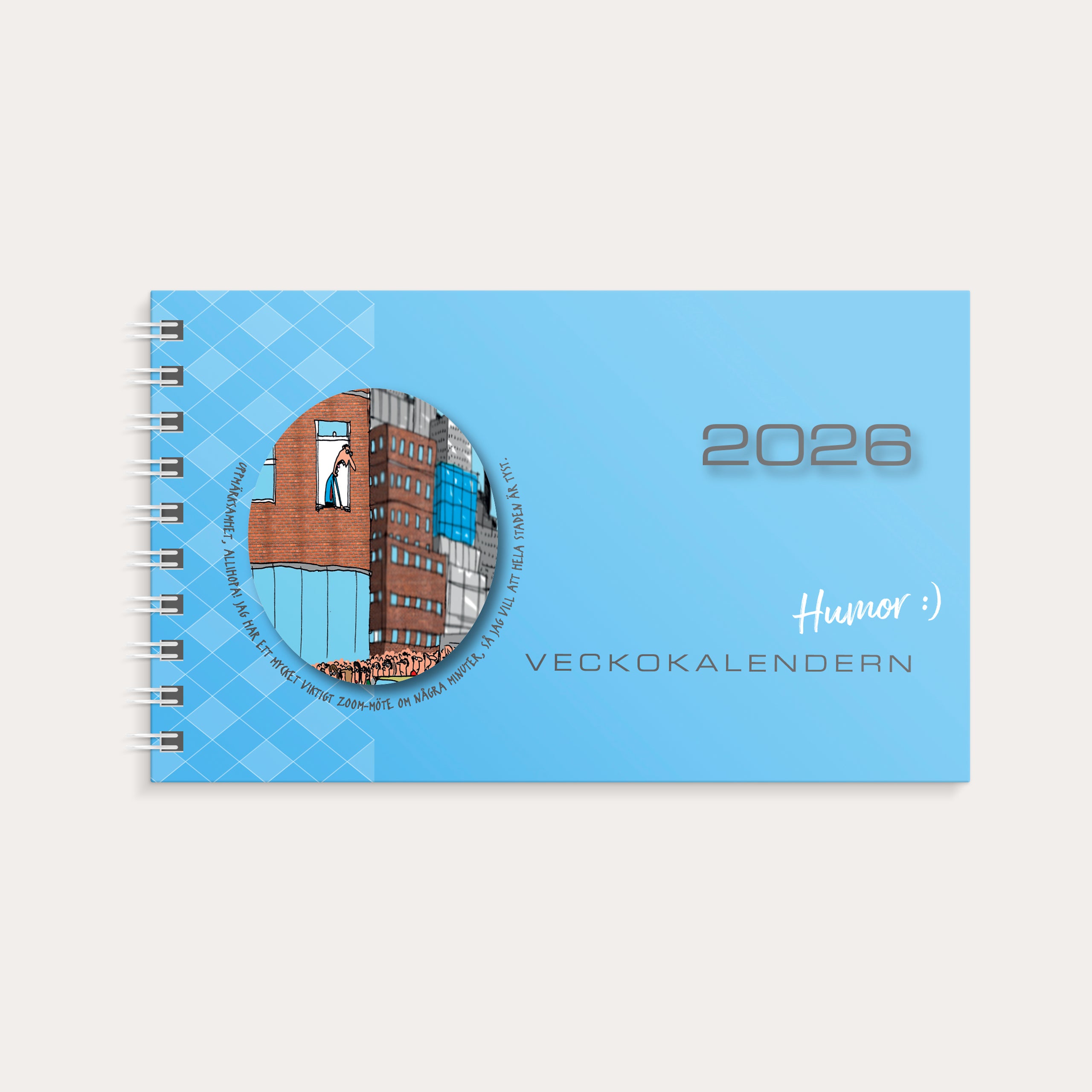 Kalender 2026 Veckokalendern Humor