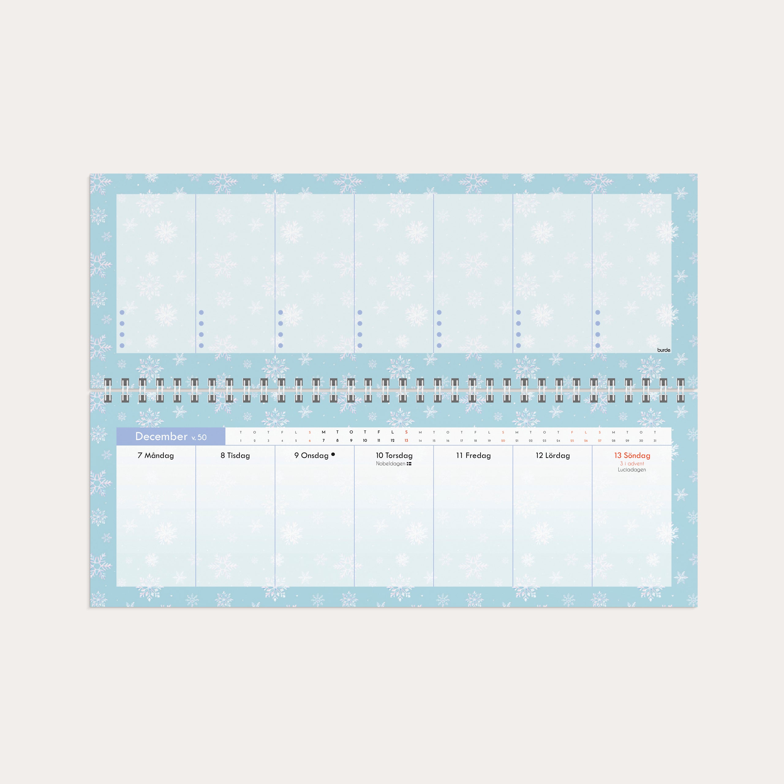 Bordsalmanackan Mönster 2026