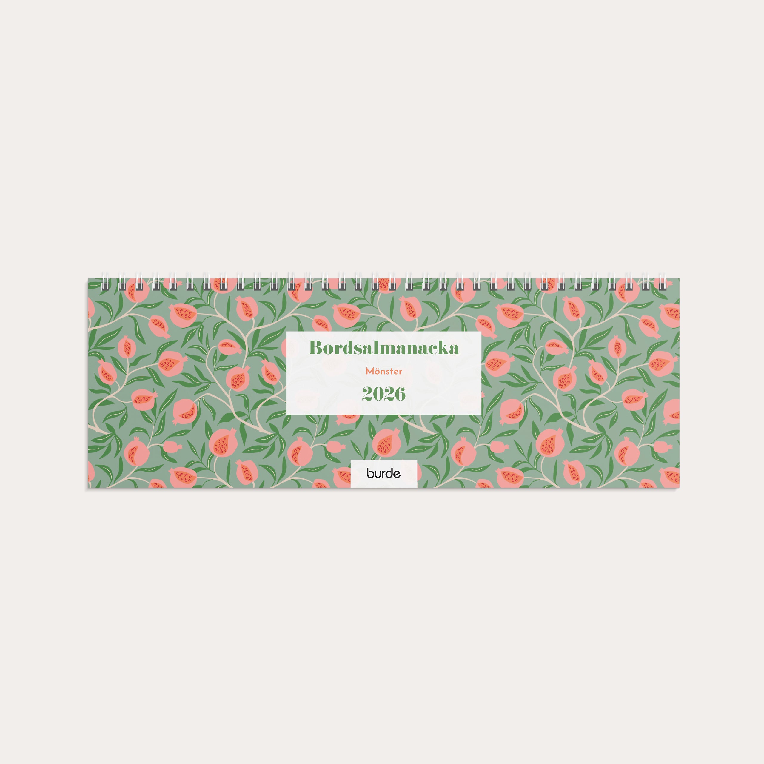 Kalender 2026 Bordsalmanackan Mönster