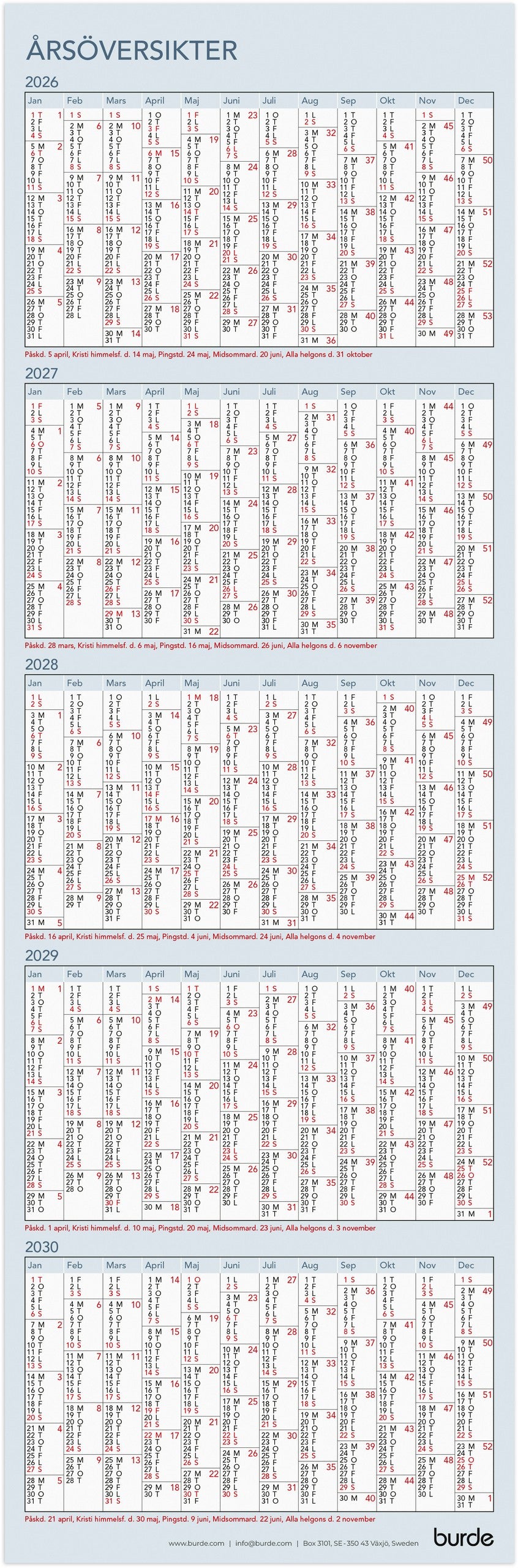 Årsblad 2027