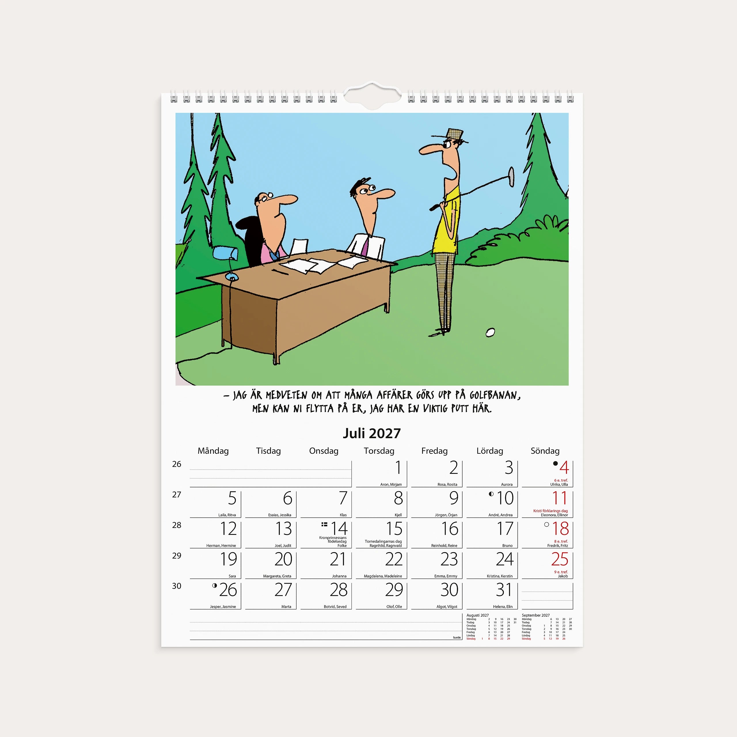 Väggkalender 2027 Kontorshumor