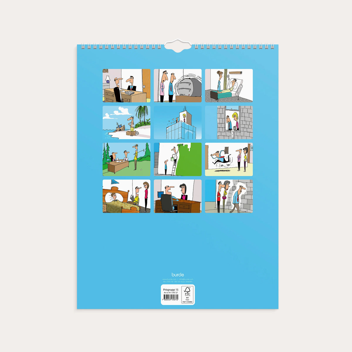 Väggkalender 2027 Kontorshumor