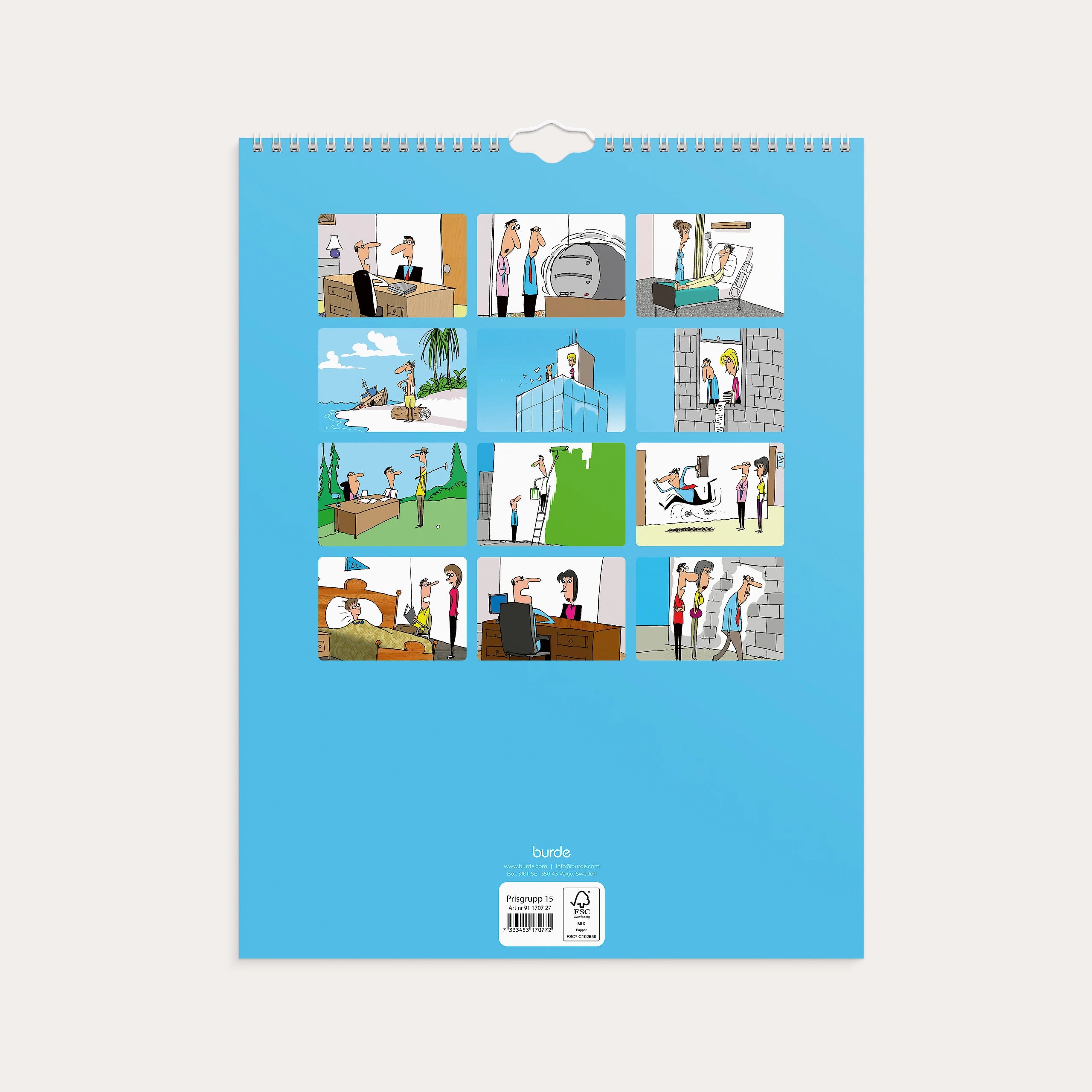 Väggkalender 2027 Kontorshumor