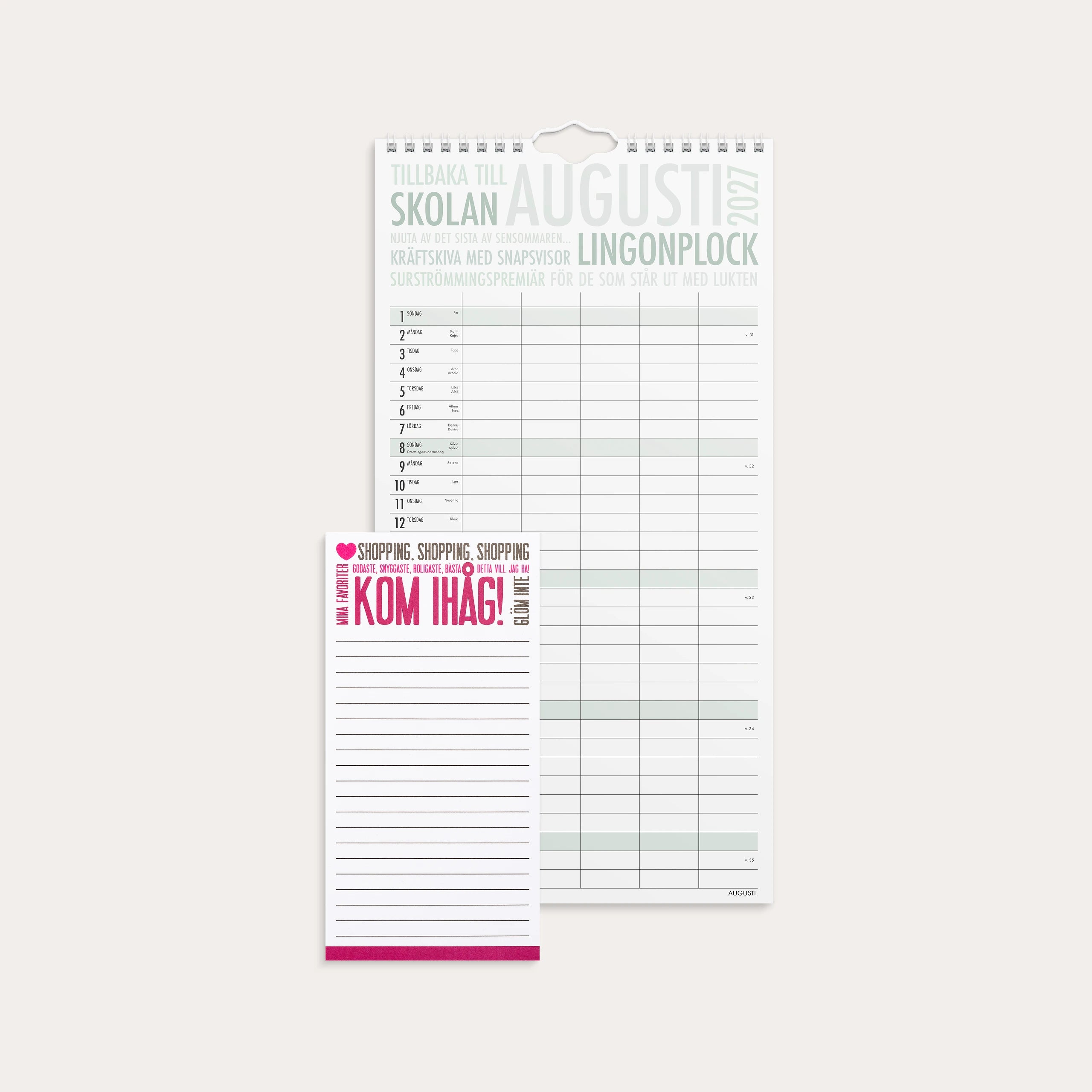 Familjekalender 2027 TrendArt