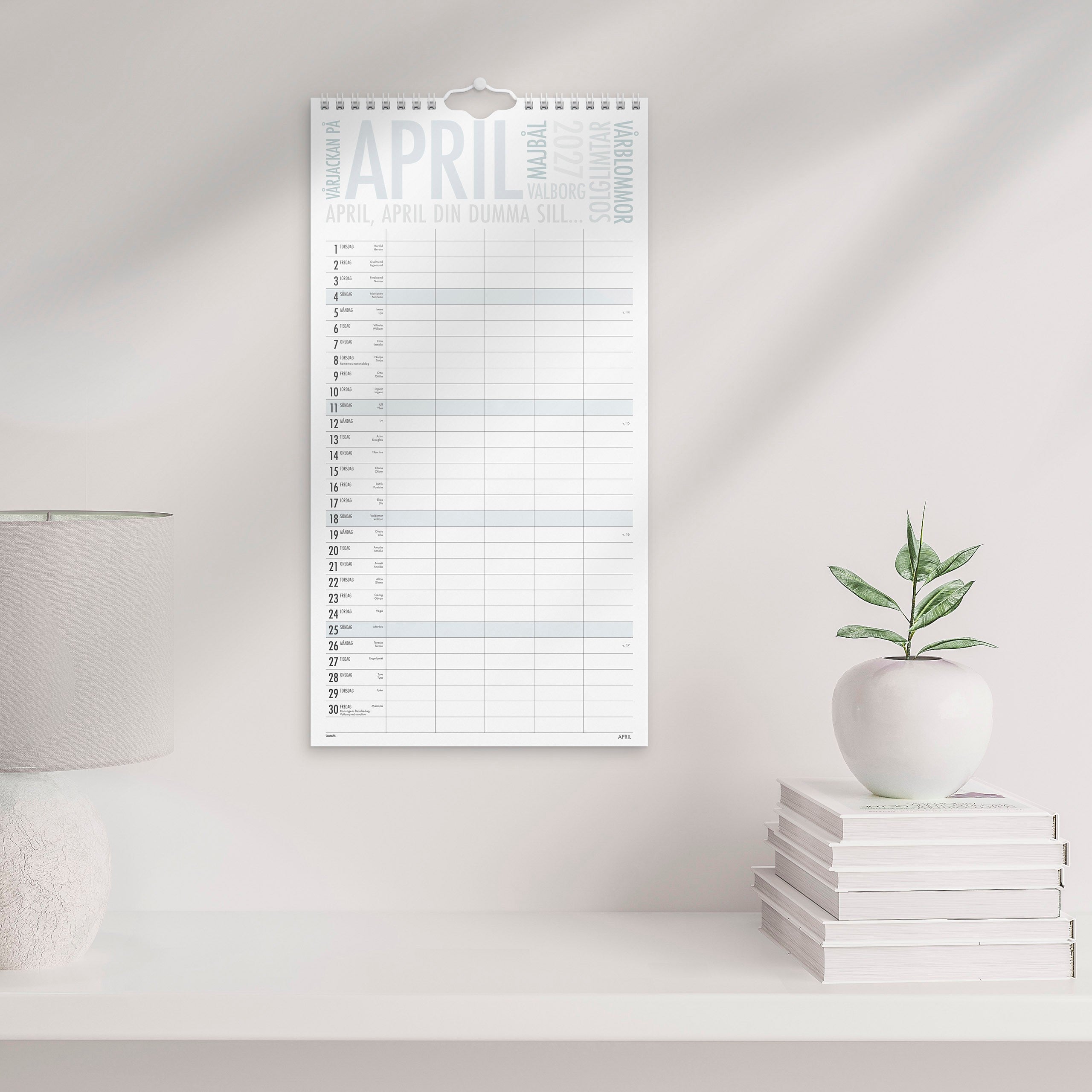 Familjekalender 2027 TrendArt