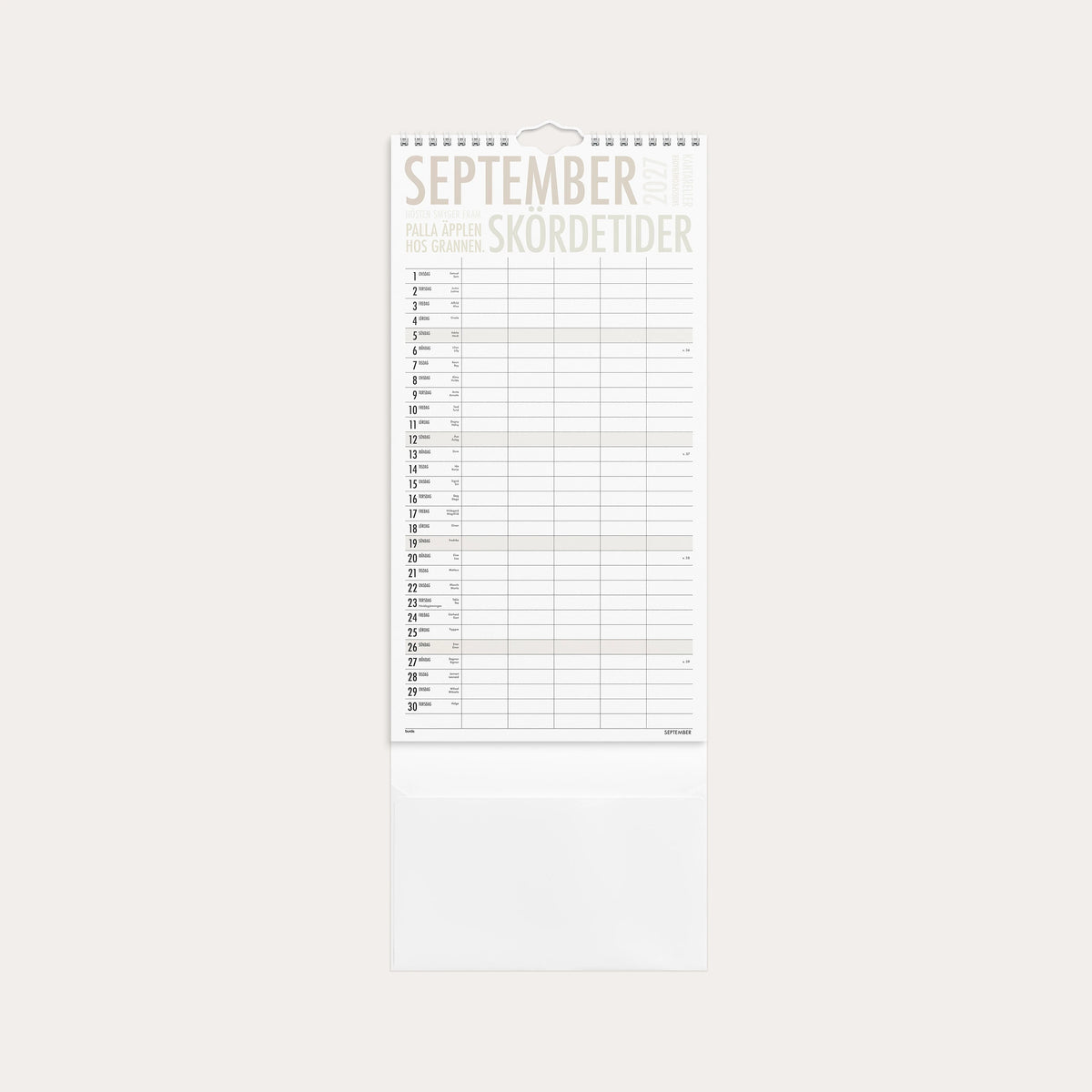 Familjekalender 2027 TrendArt