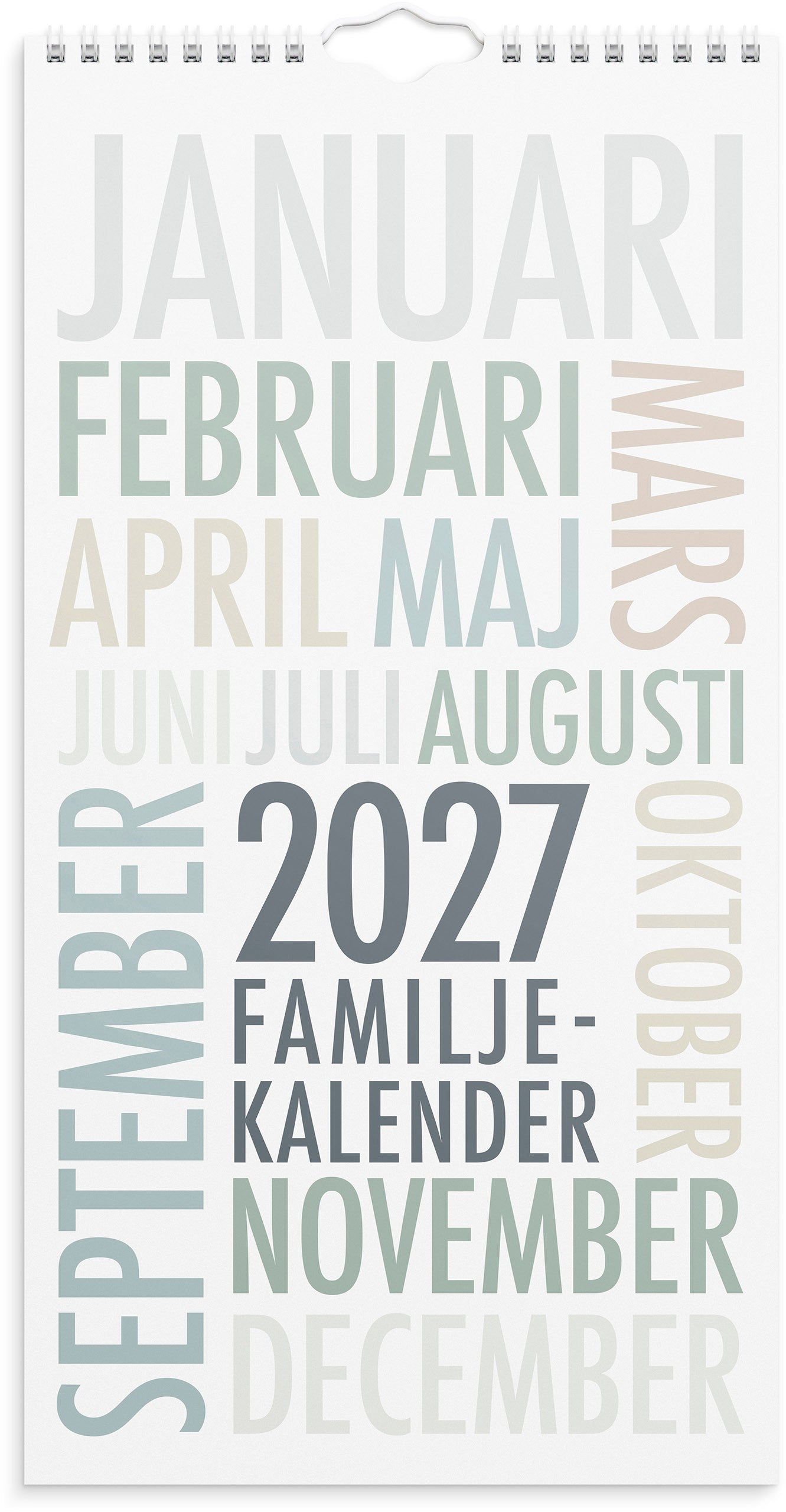 Familjekalender 2027 TrendArt