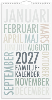 Familjekalender 2027 TrendArt