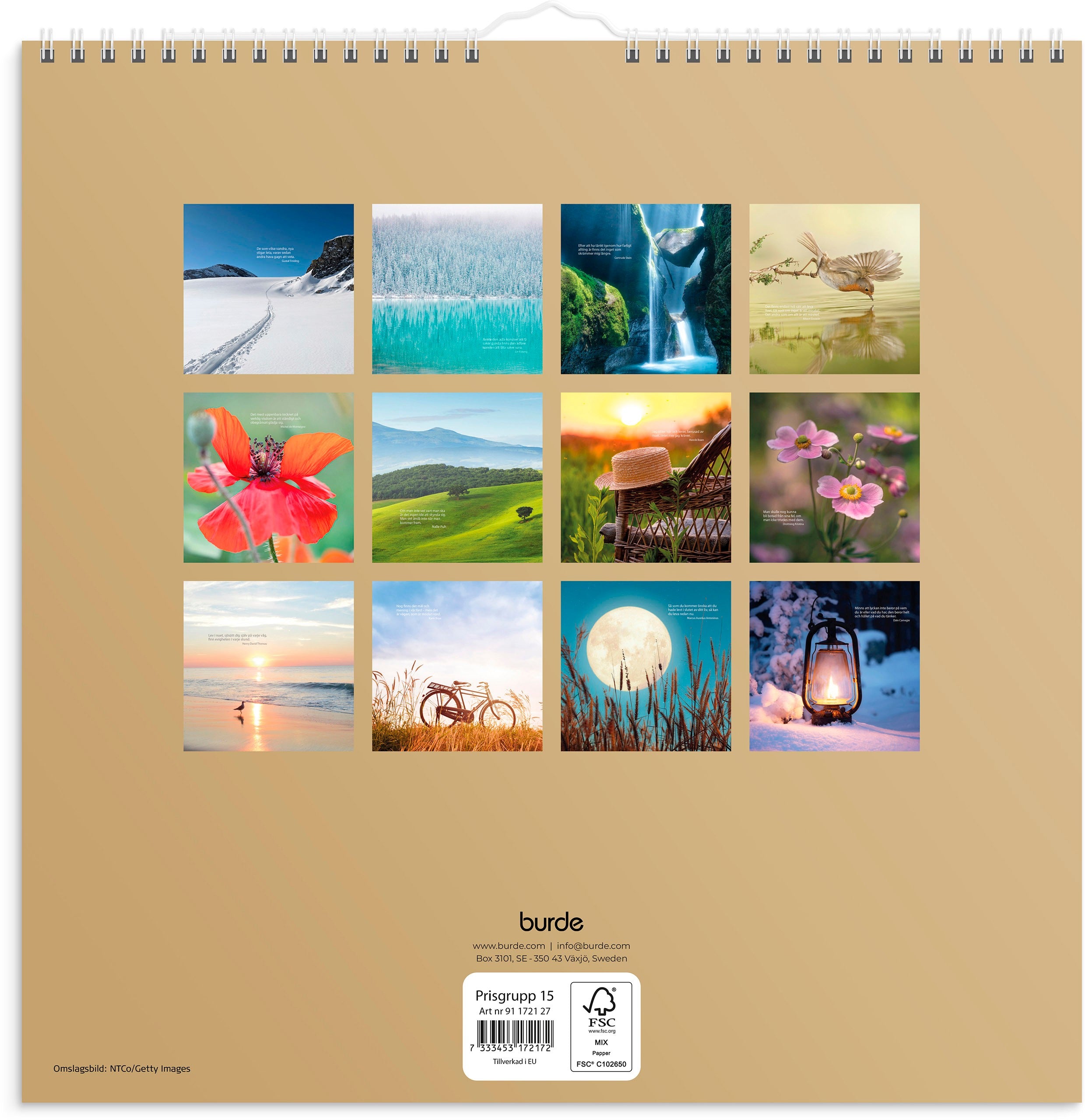 Väggkalender 2027 Carpe Diem