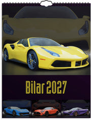 Väggkalender 2027 Bilar