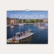 Väggkalender 2026 Stockholm