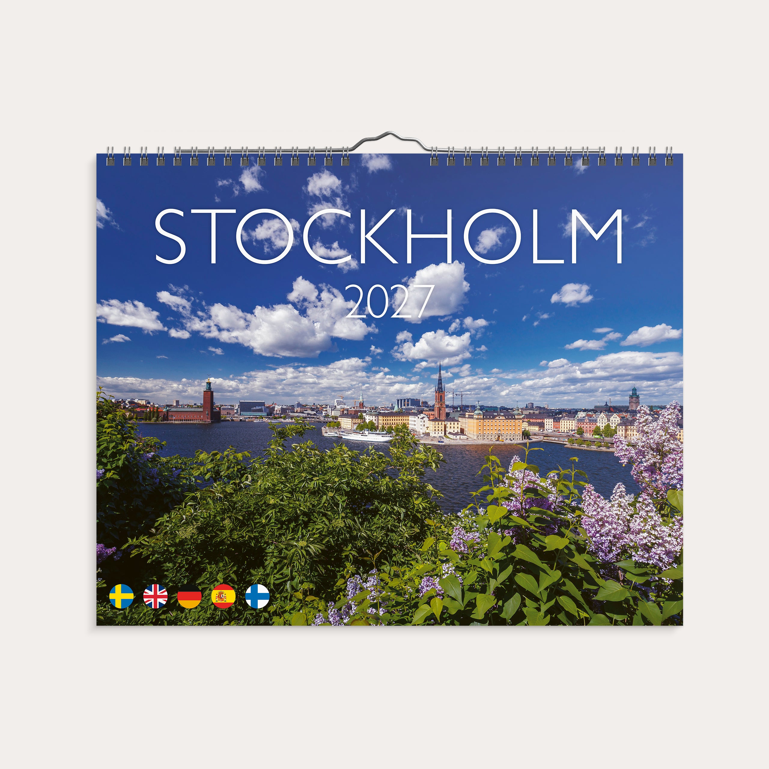 Väggkalender 2027 Stockholm