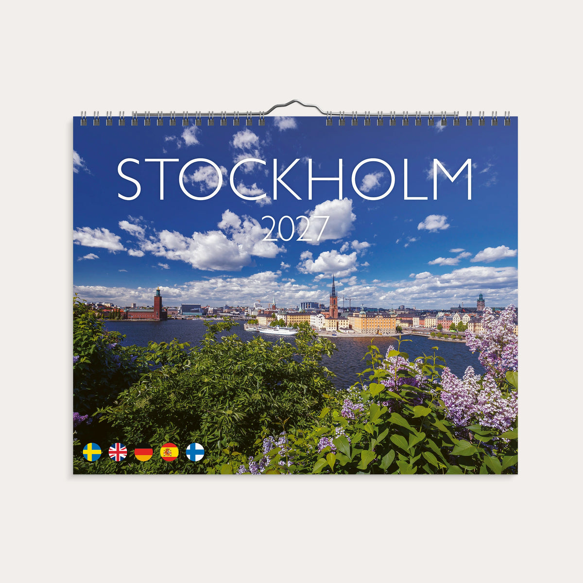 Väggkalender 2027 Stockholm