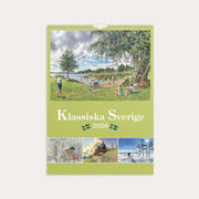 Väggkalender 2026 Klassiska Sverige