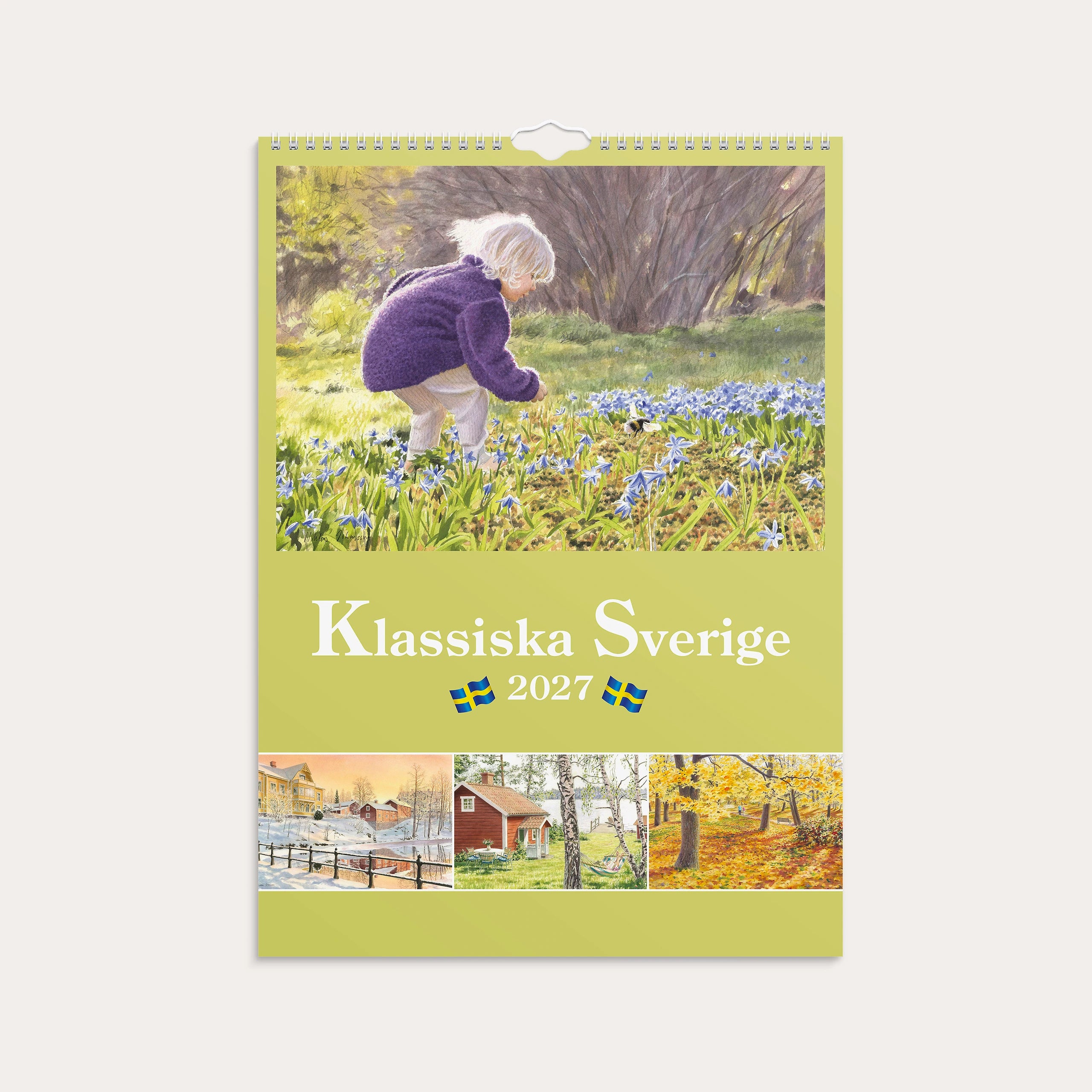 Väggkalender 2027 Klassiska Sverige