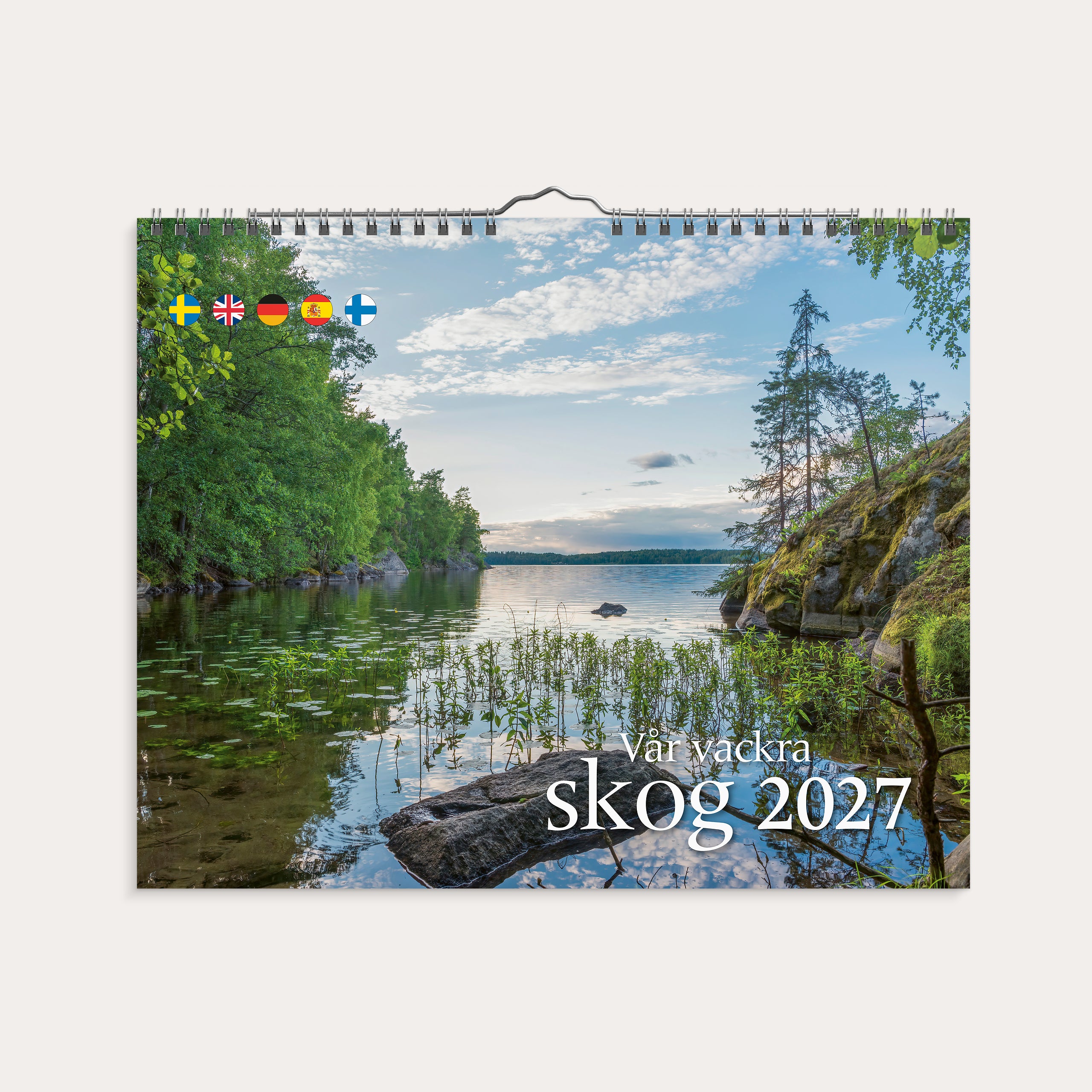 Väggkalender 2027 Vår vackra skog