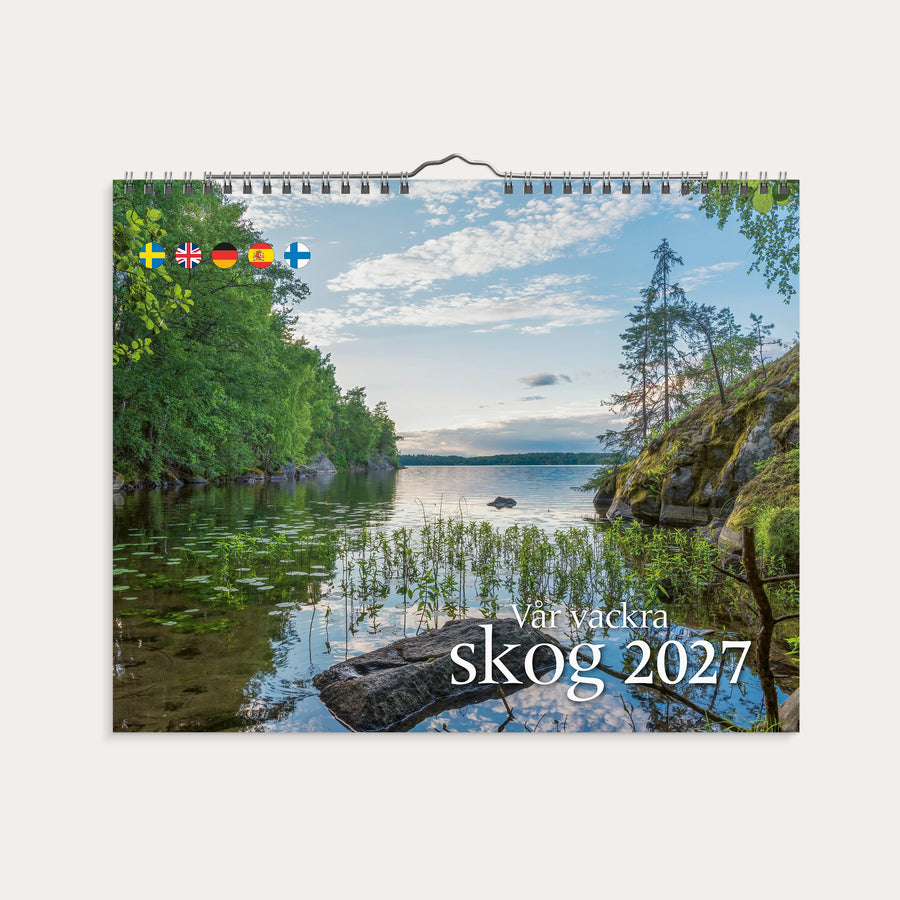 Väggkalender 2027 Vår vackra skog