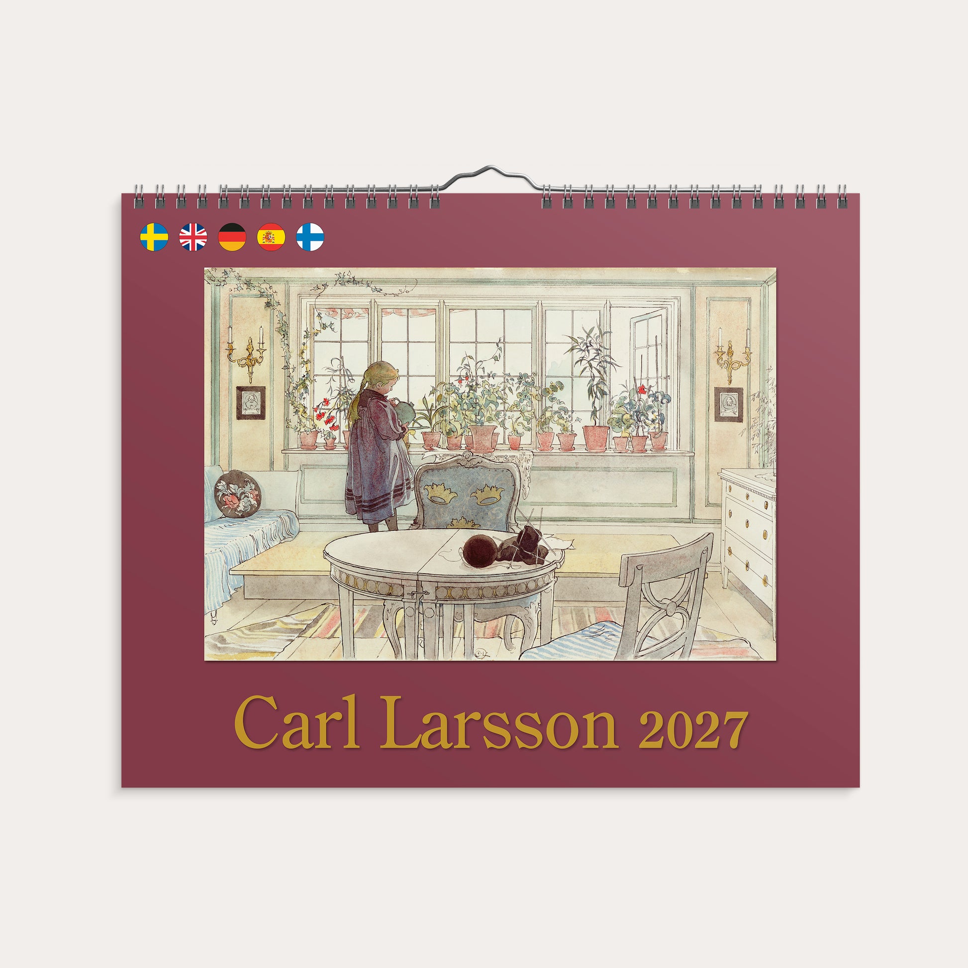 Väggkalender 2027 Carl Larsson