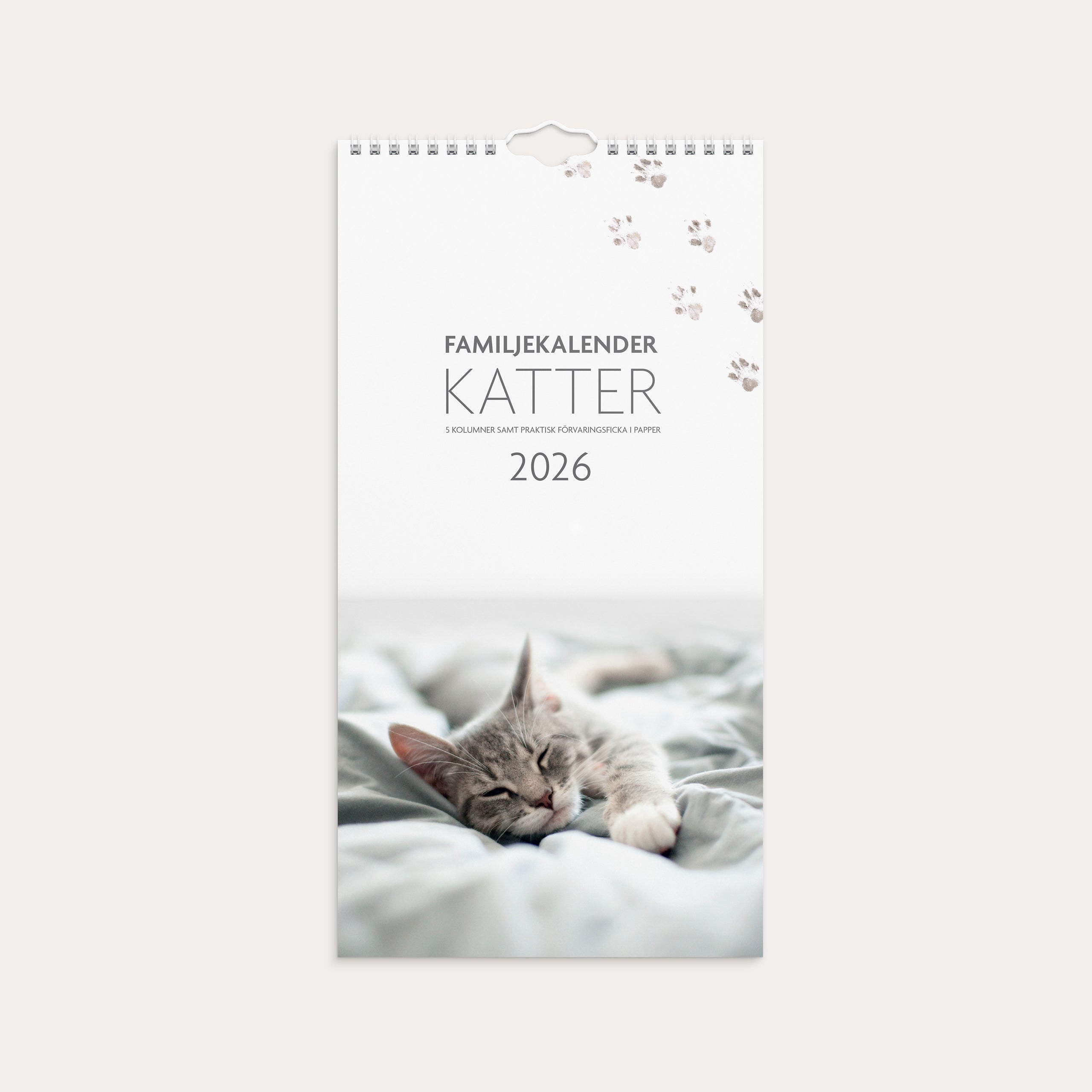 Familjekalender 2026 Katter