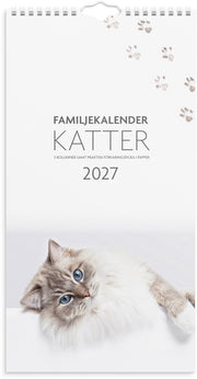 Familjekalender 2027 Katter