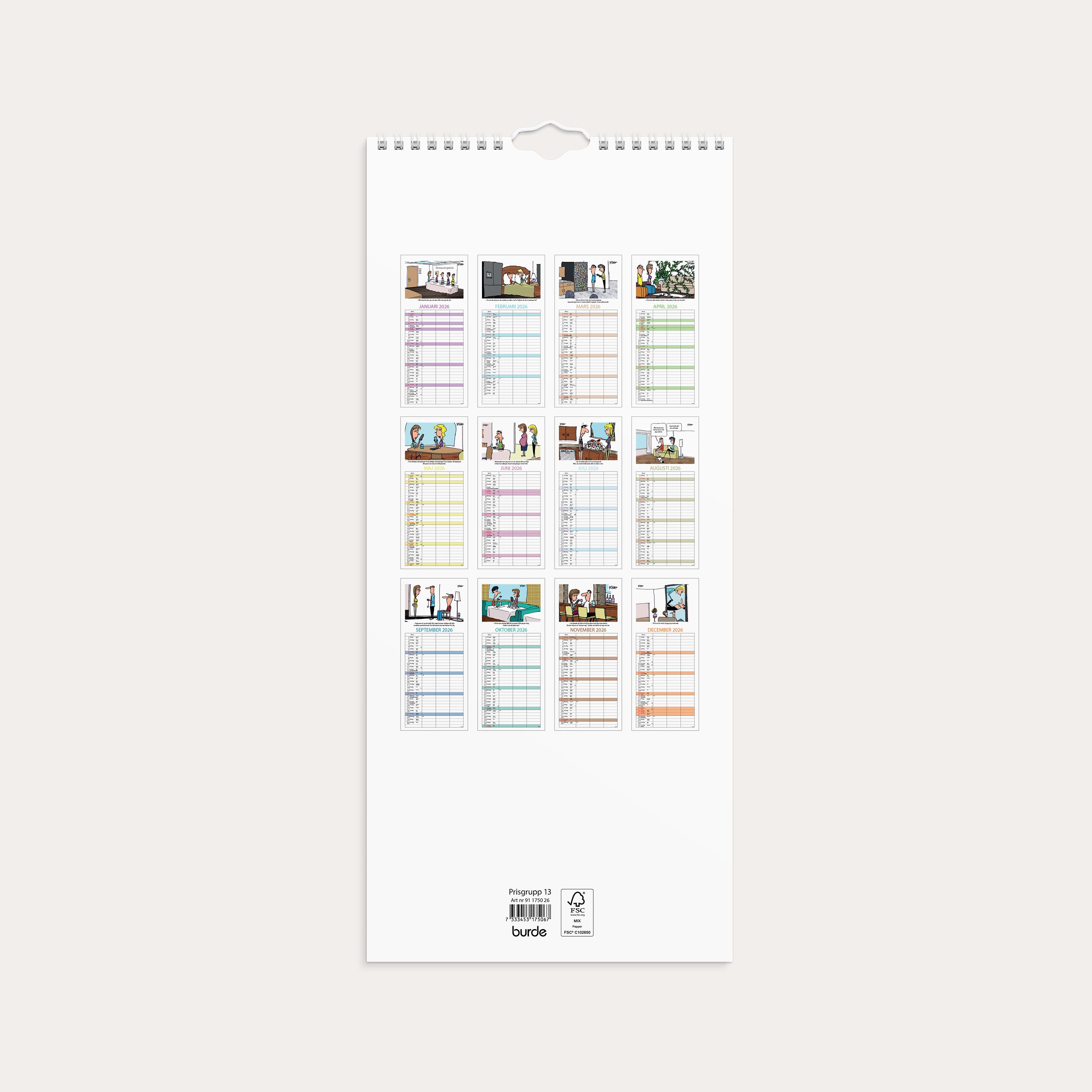 Familjekalender 2026 Parkalendern