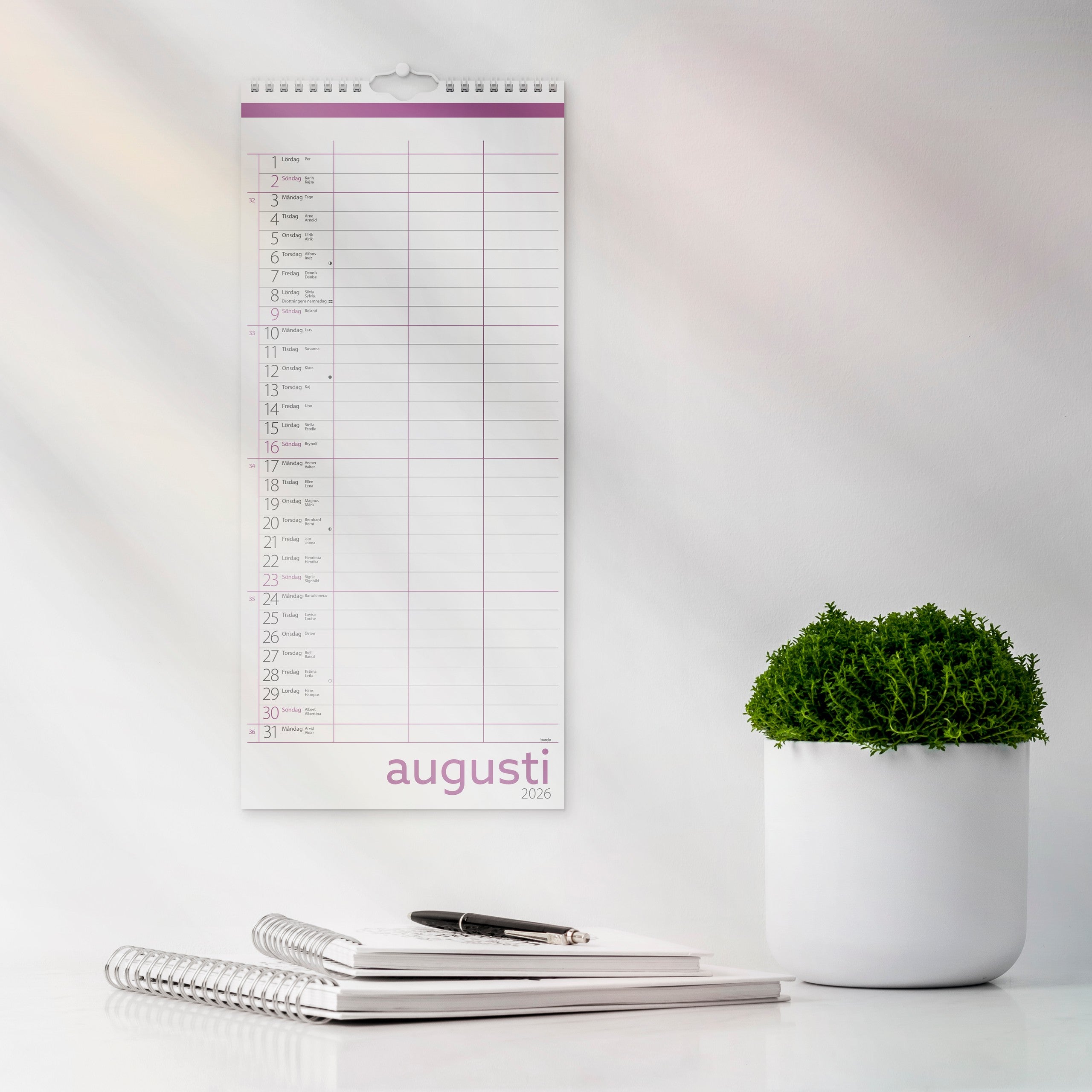 Familjekalender 2026 Lilla Familjekalendern