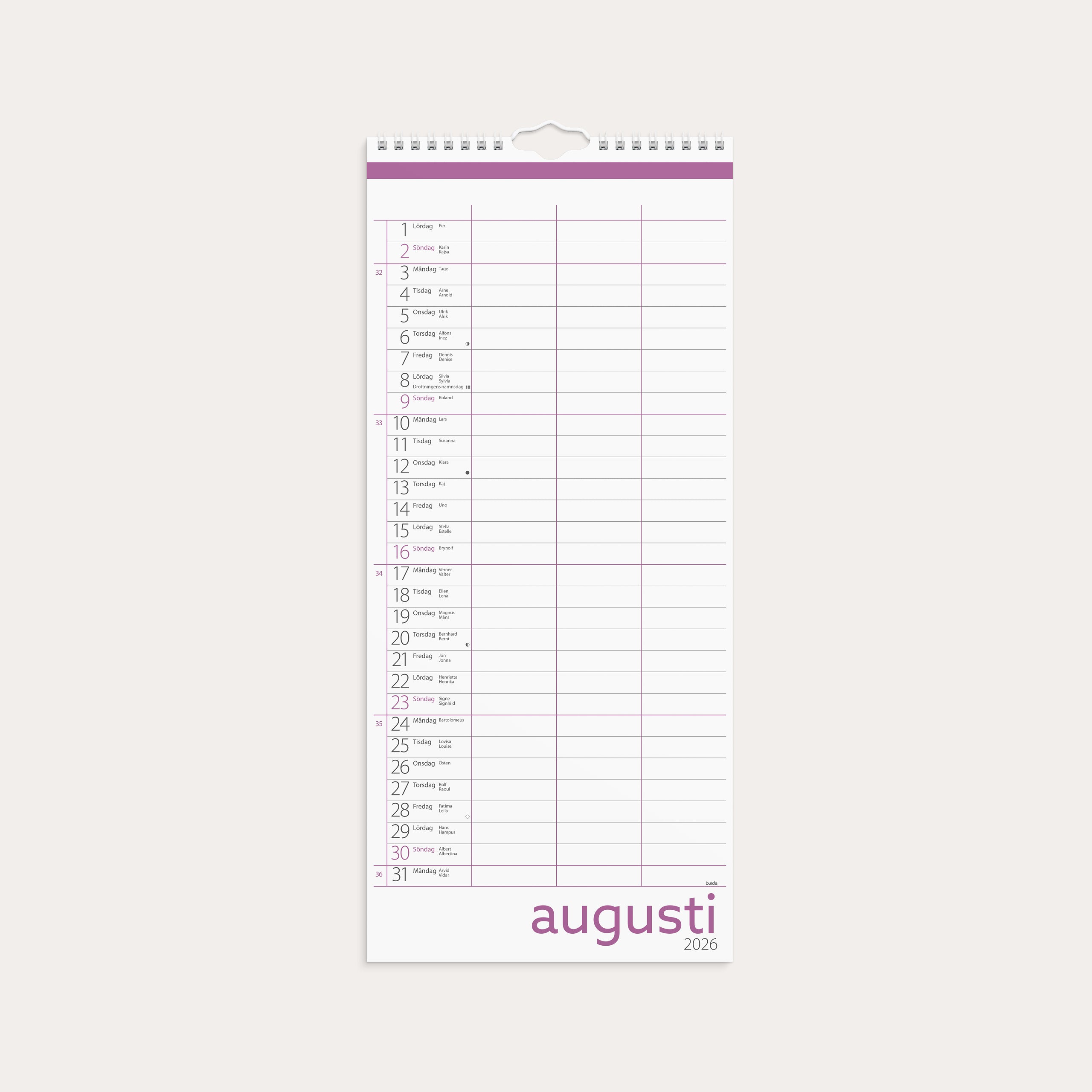 Lilla Familjekalendern 2026