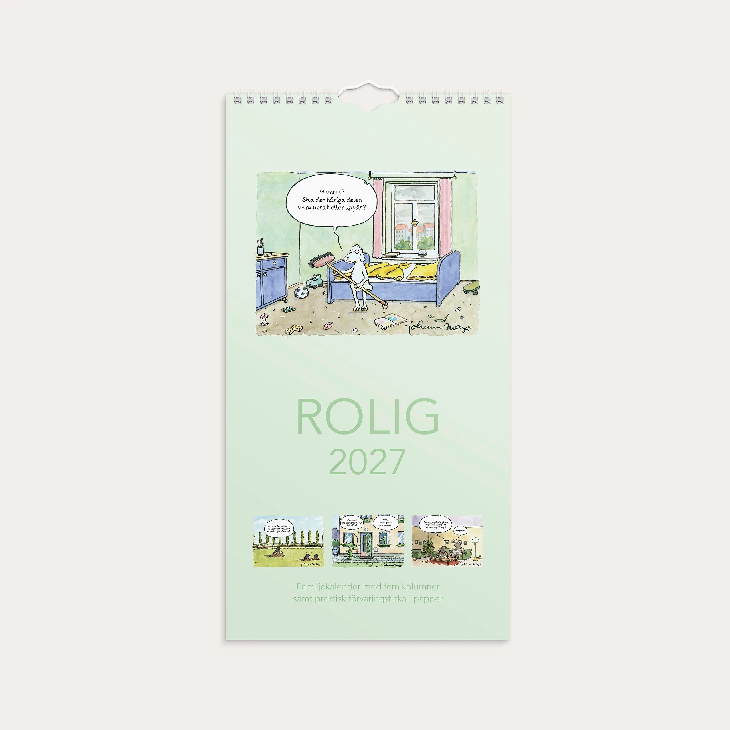 Familjekalender 2027 Rolig