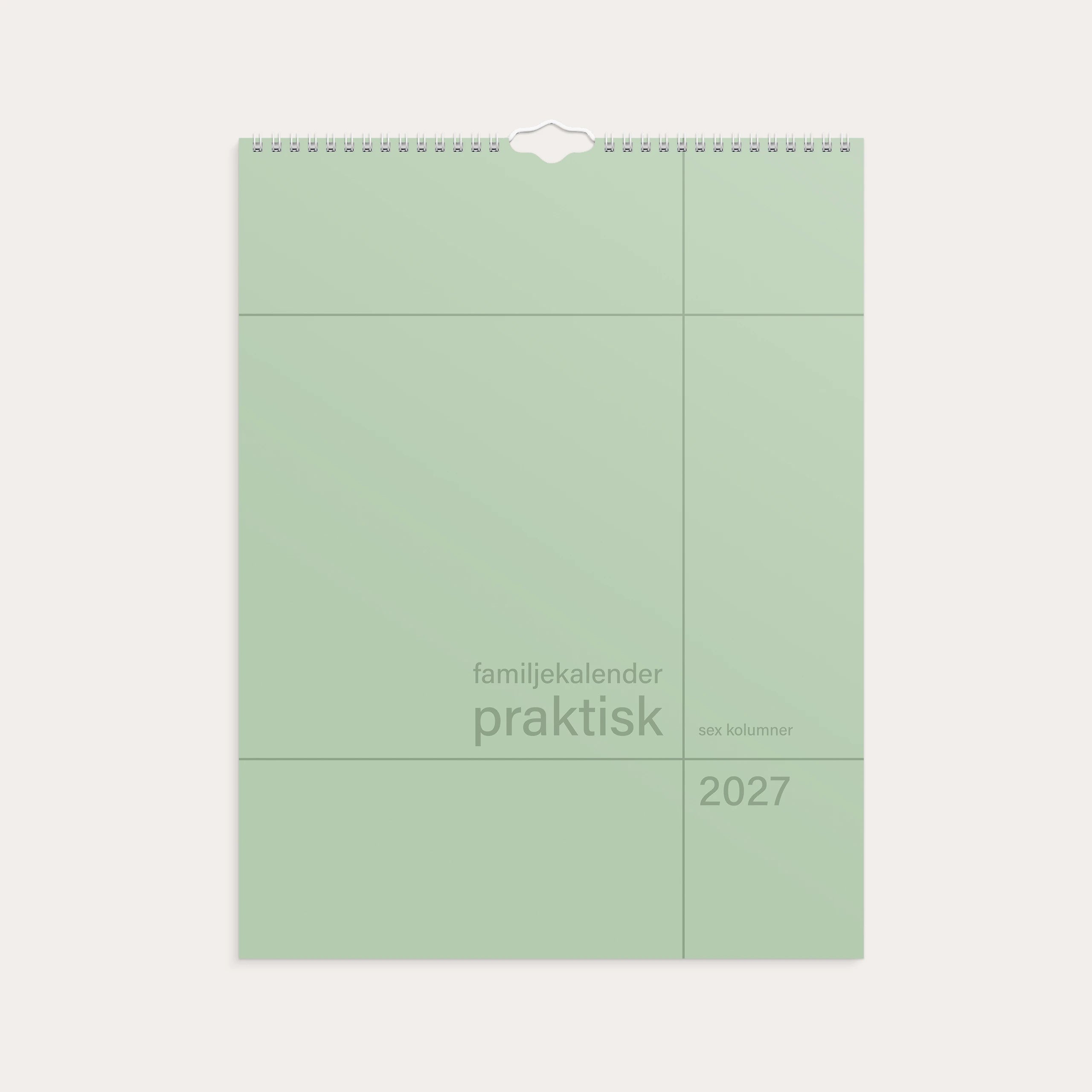 Familjekalender 2027 Praktisk