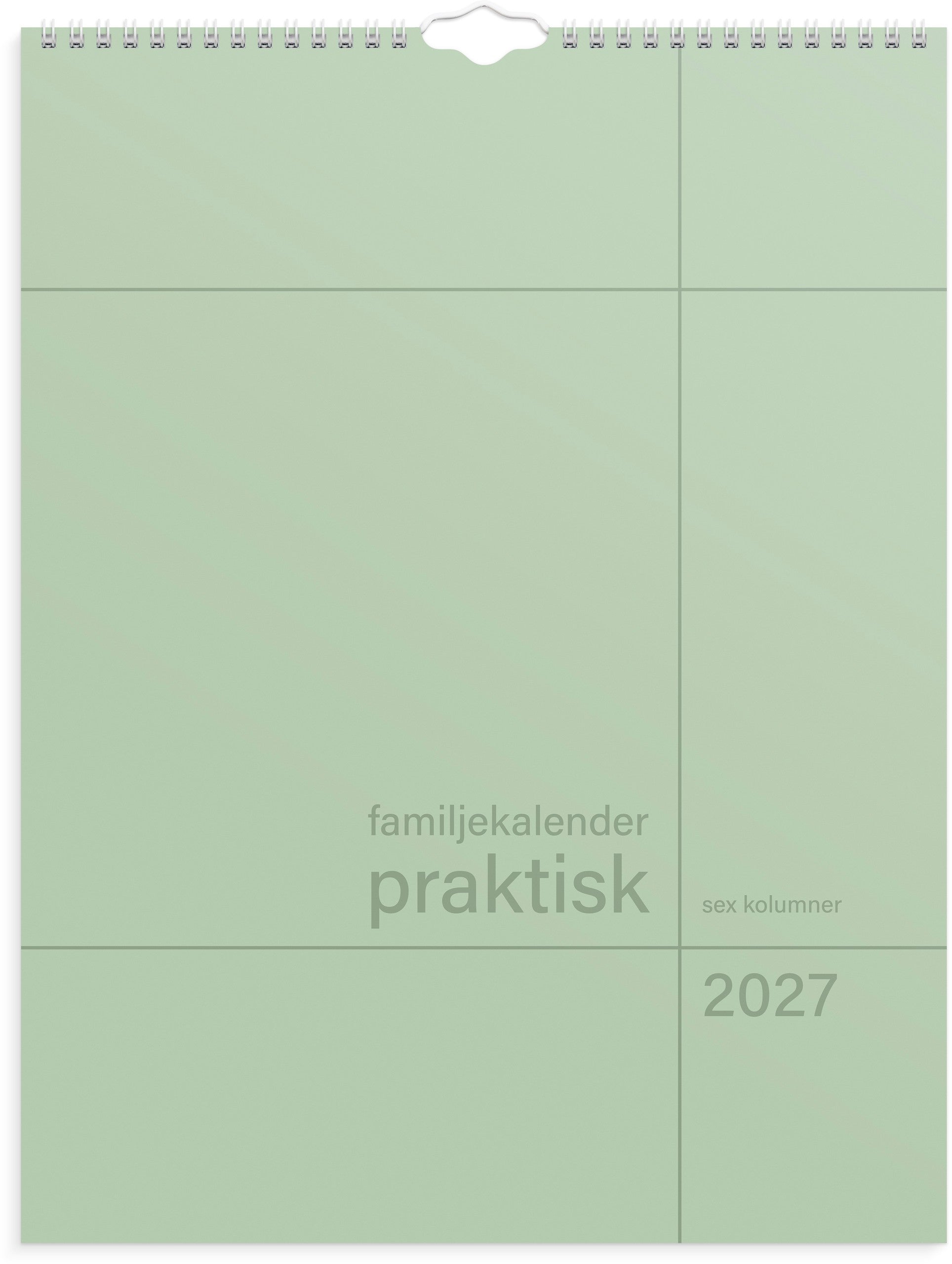 Familjekalender 2027 Praktisk