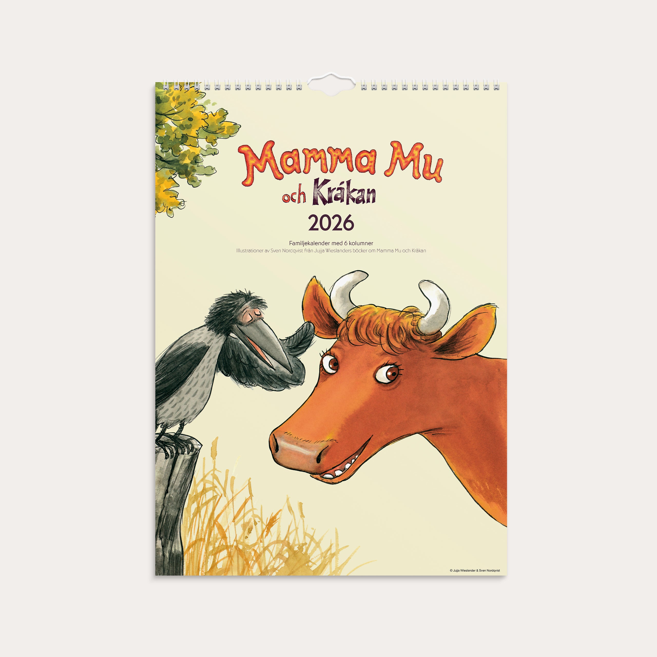 Familjekalender 2026 Mamma Mu