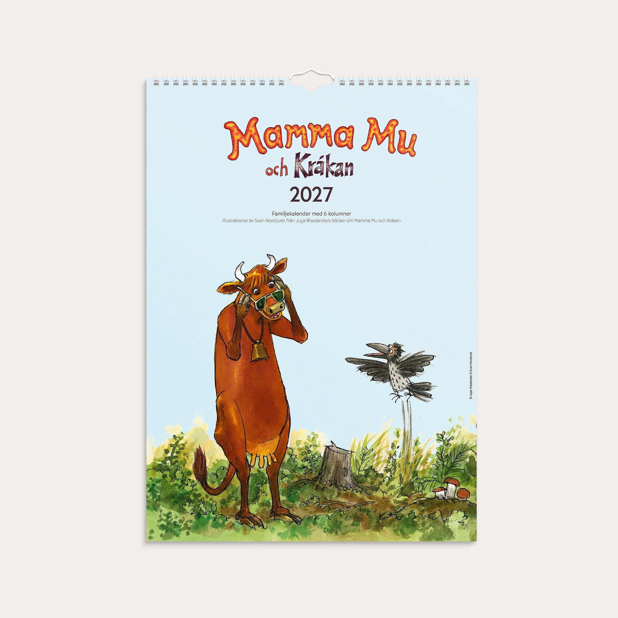 Familjekalender 2027 Mamma Mu