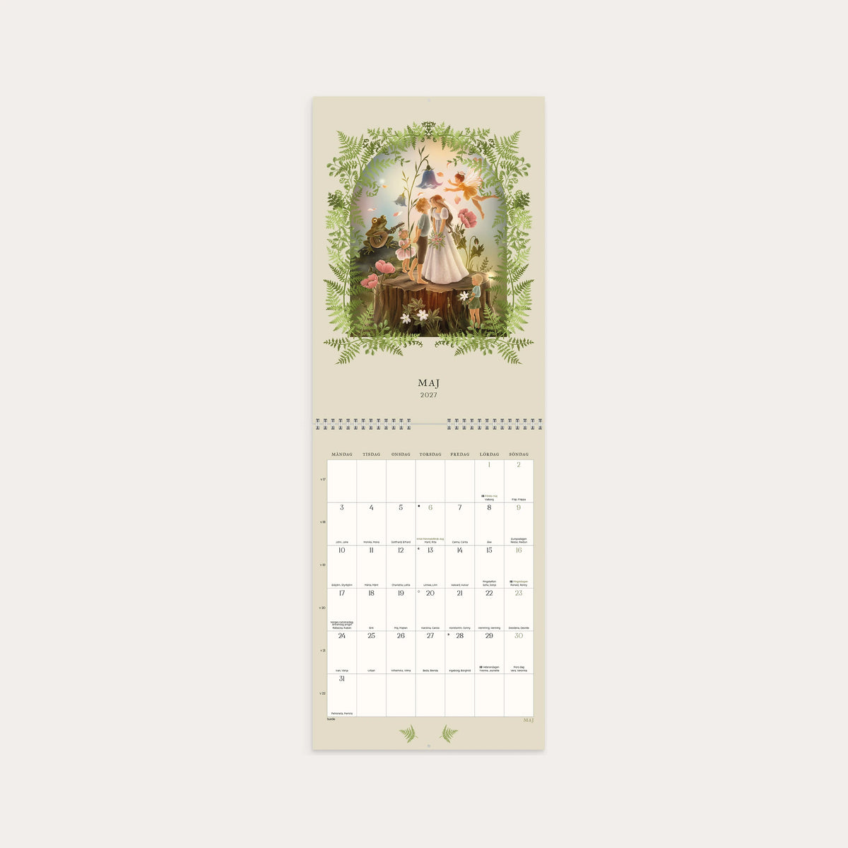 Familjekalender 2027 Sagoskog
