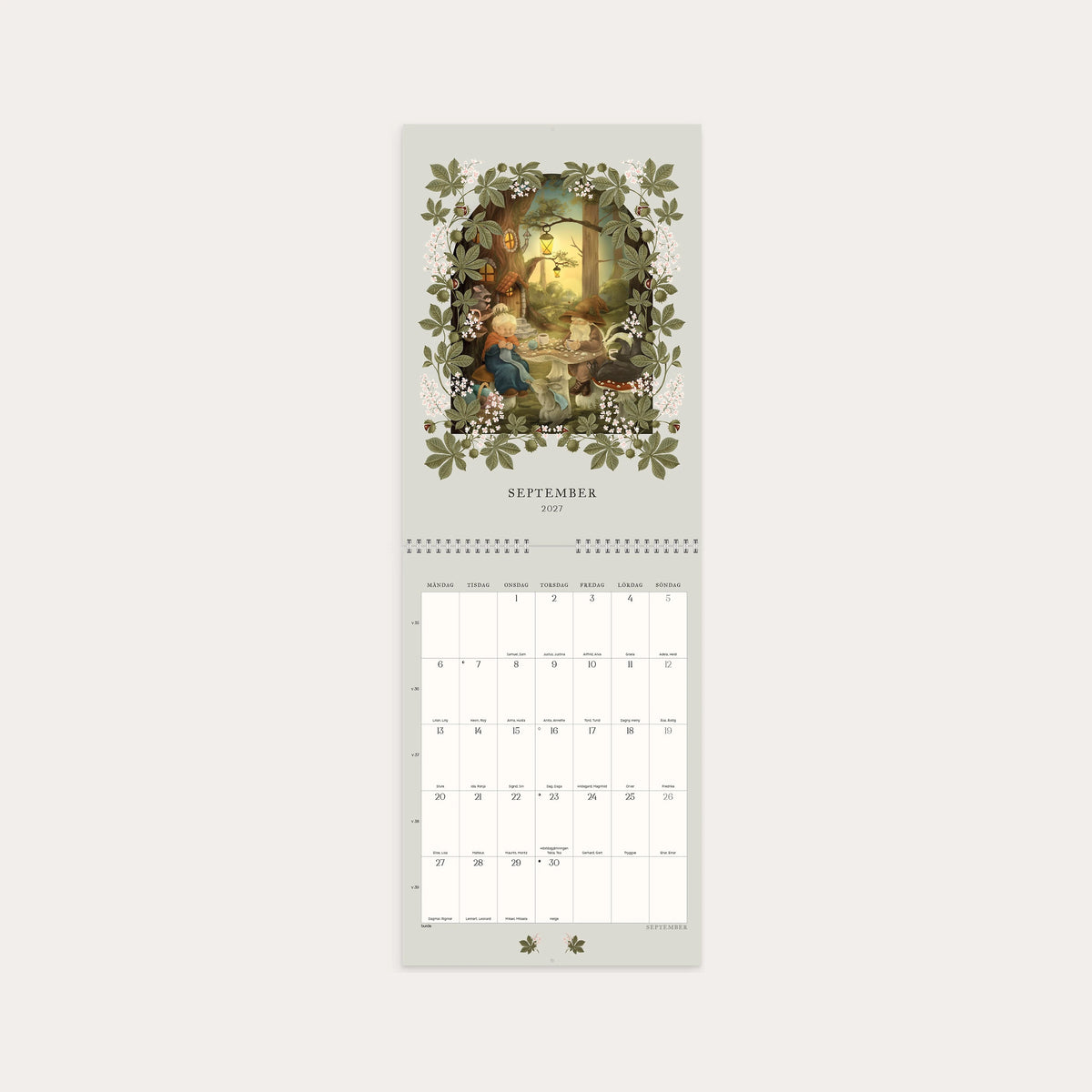 Familjekalender 2027 Sagoskog