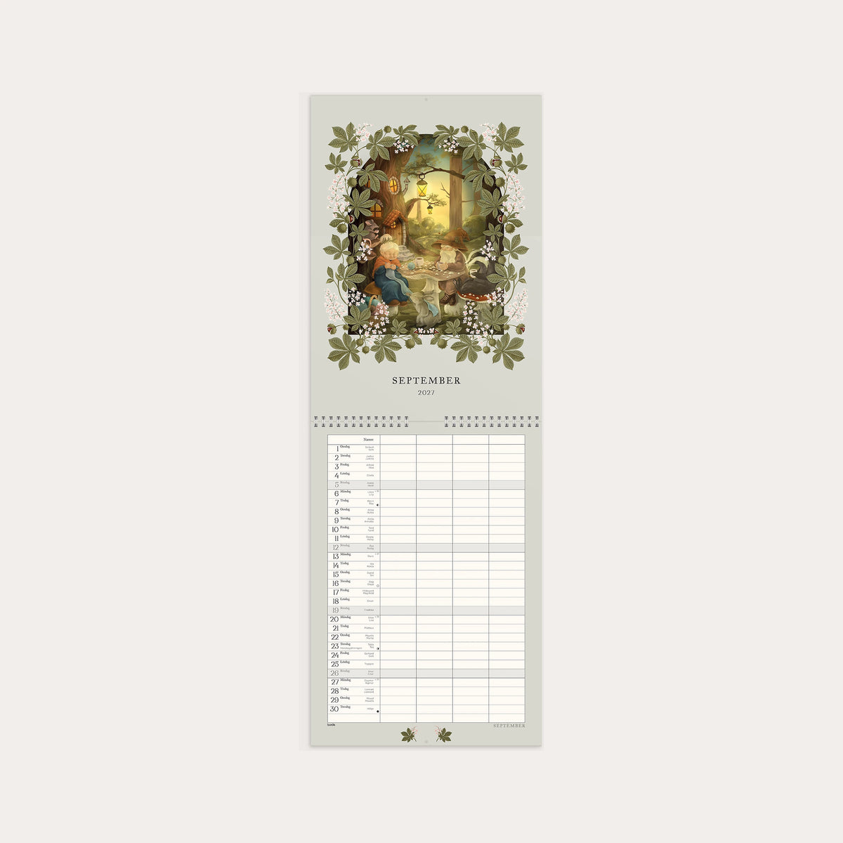 Familjekalender 2027 Sagoskog
