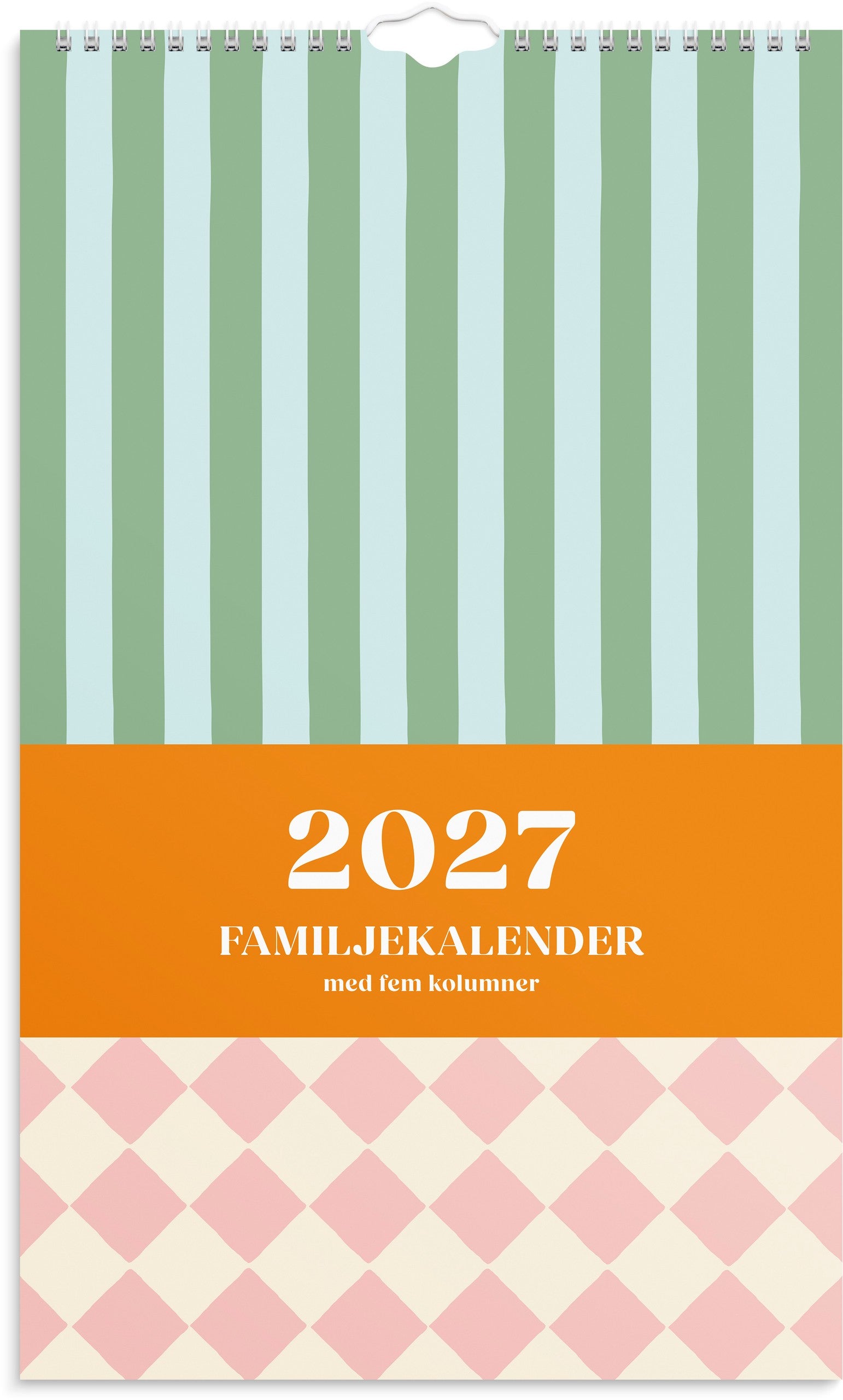 Familjekalender 2027 Color Blocking