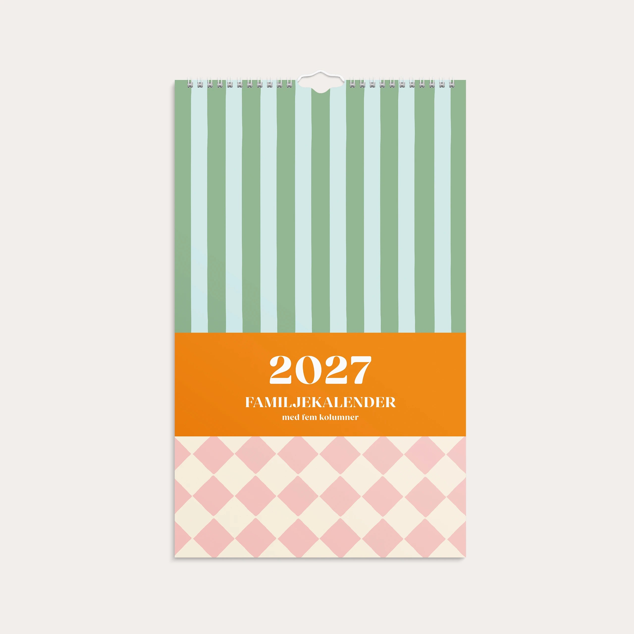 Familjekalender 2027 Color Blocking