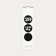 Väggkalender 2027 Simple