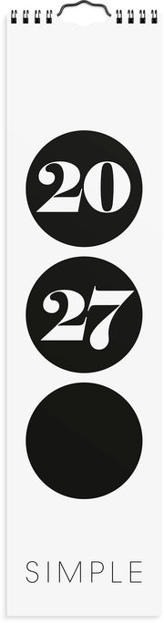 Väggkalender 2027 Simple