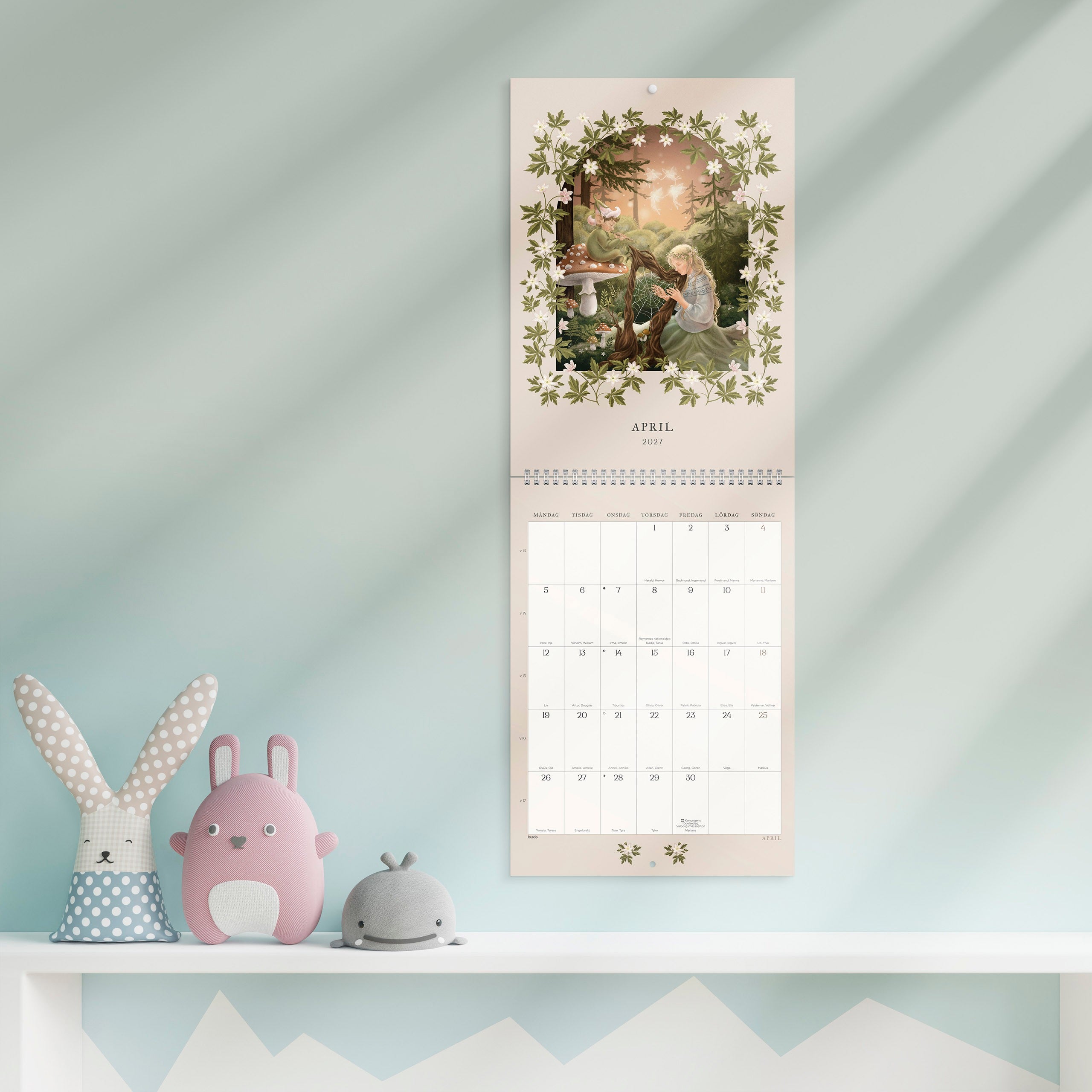 Väggkalender 2027 Sagoskog